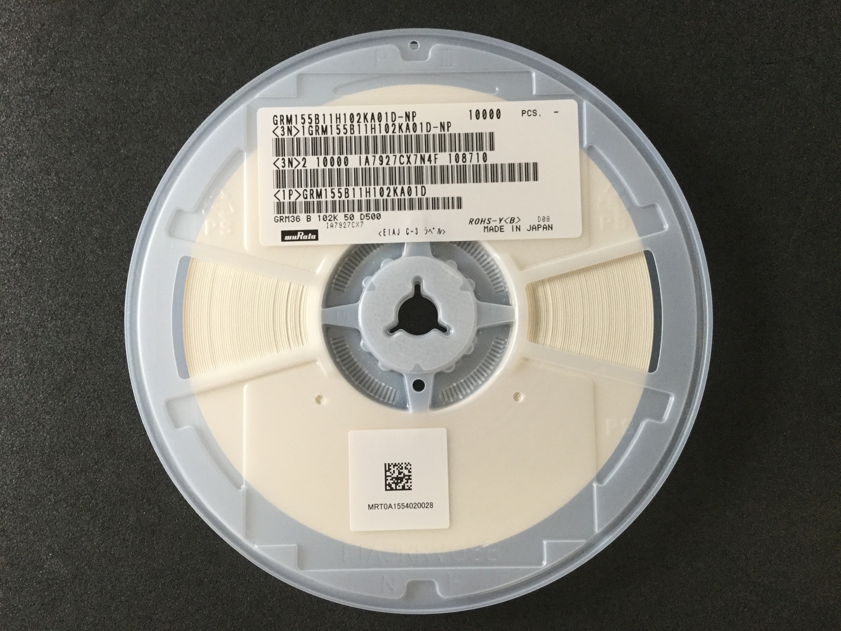 GRM155B11H102KA01D