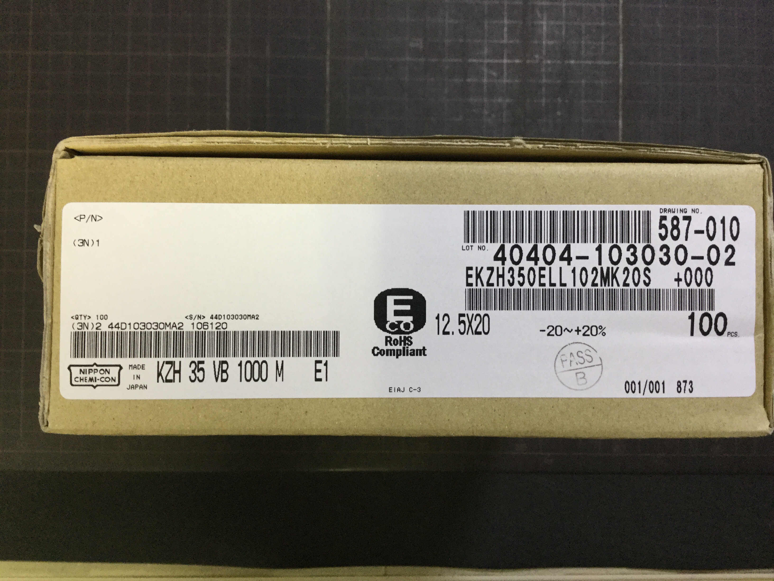 EKZH350ELL102MK20S