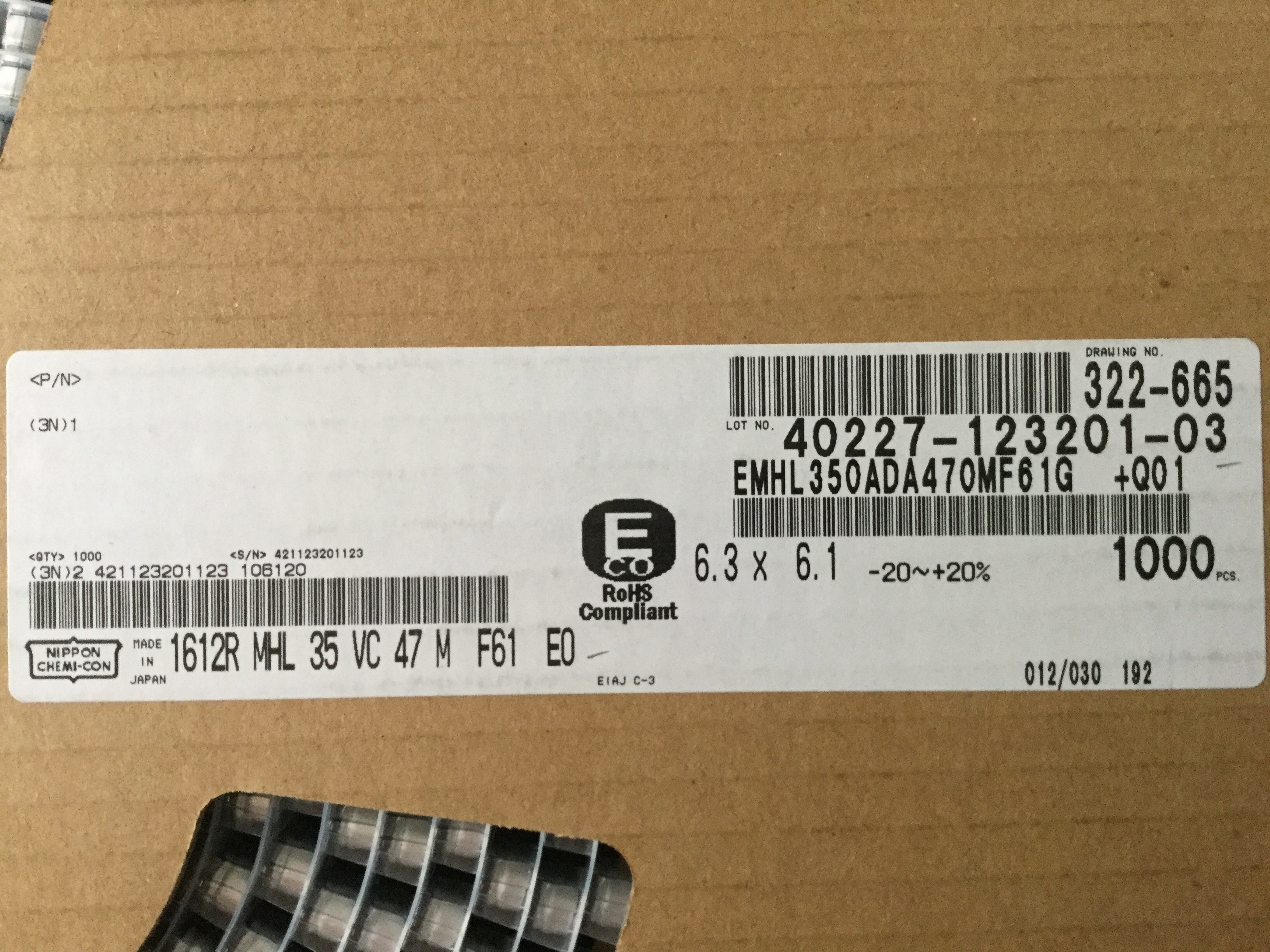 EMHL350ADA470MF61G