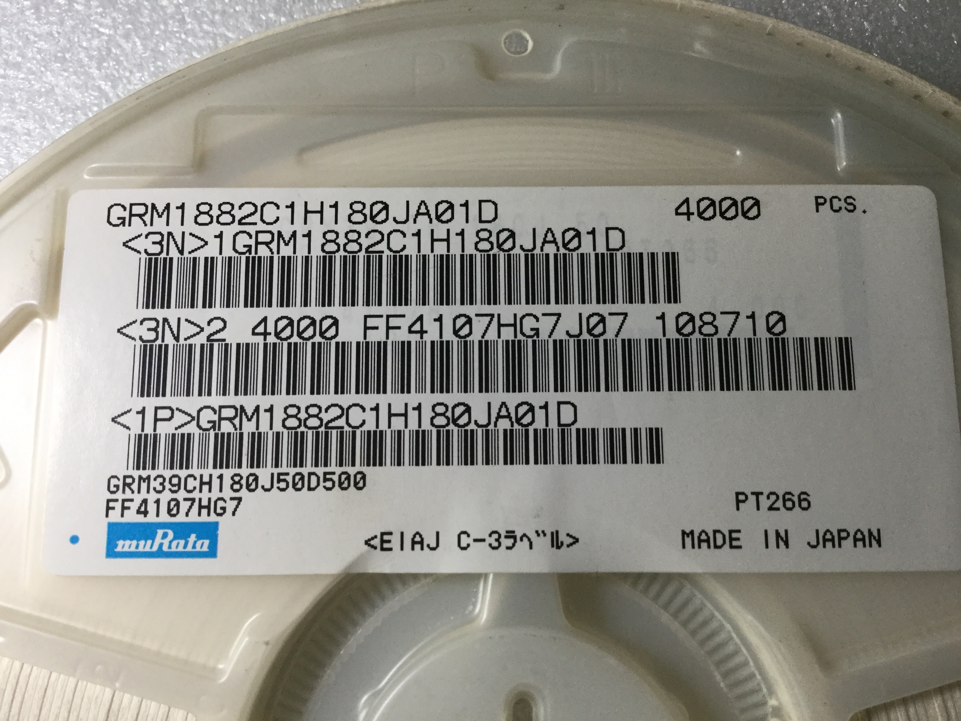 GRM1882C1H180JA01D