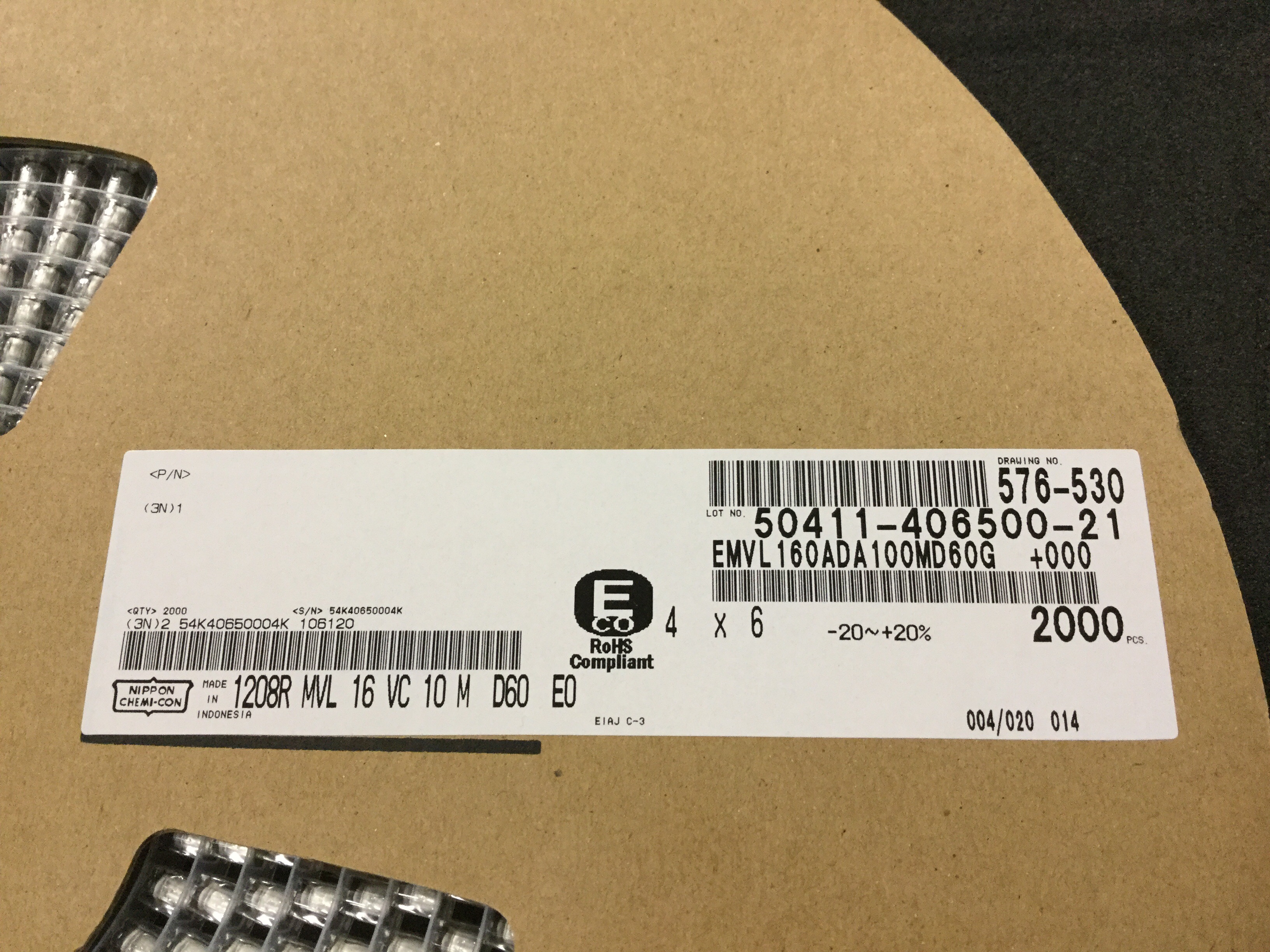 EMVL160ADA100MD60G