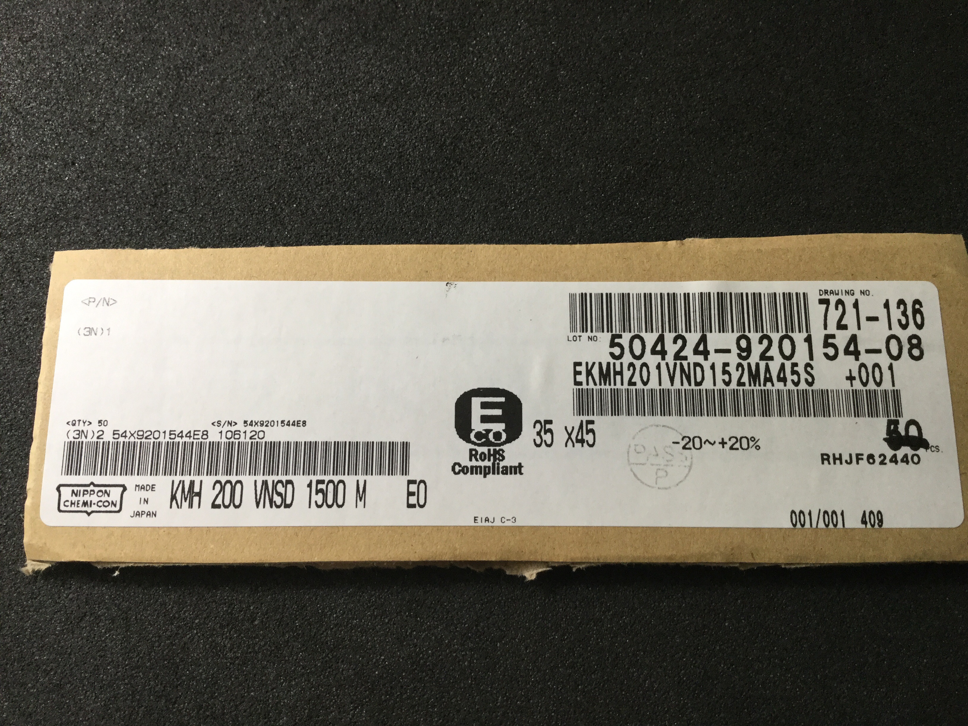 EKMH201VND152MA45S