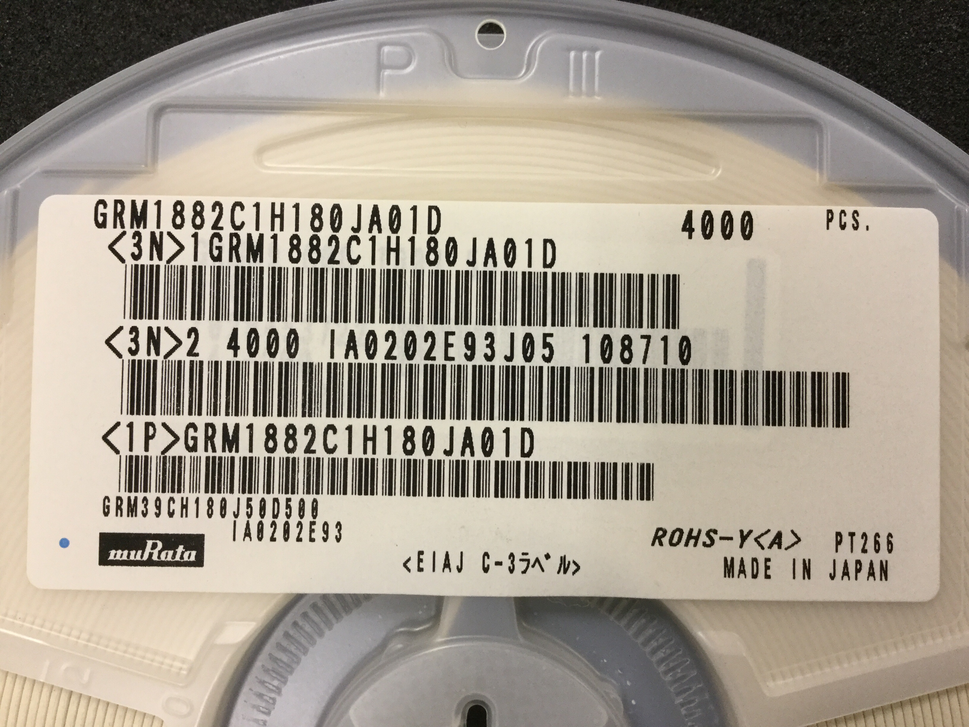 GRM1882C1H180JA01D