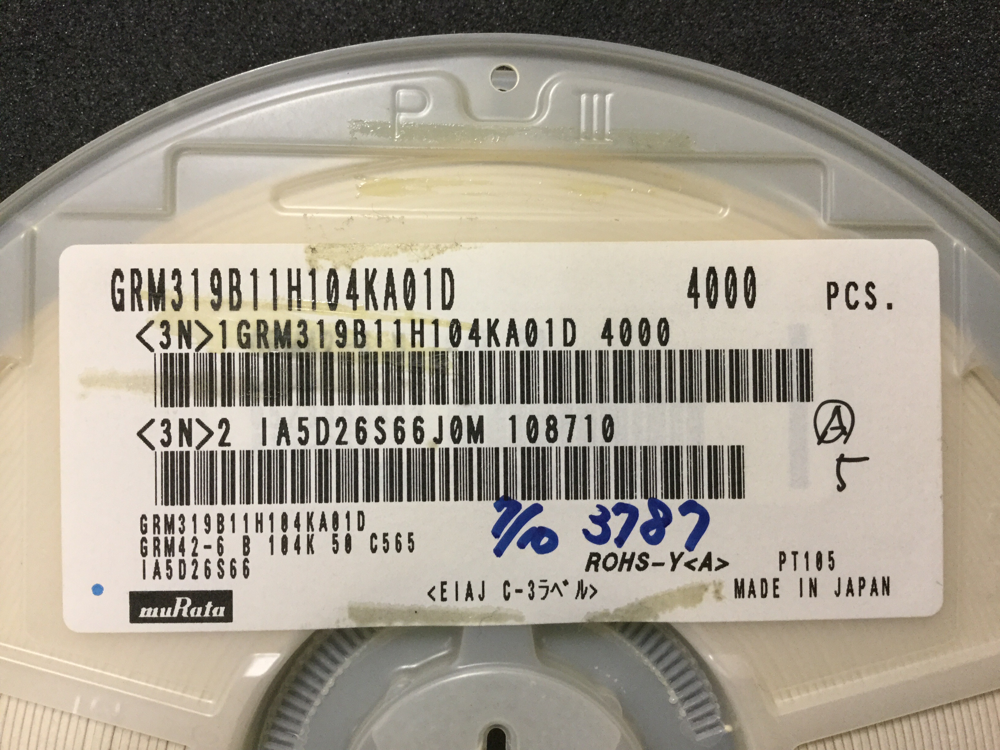 GRM319B11H104KA01D