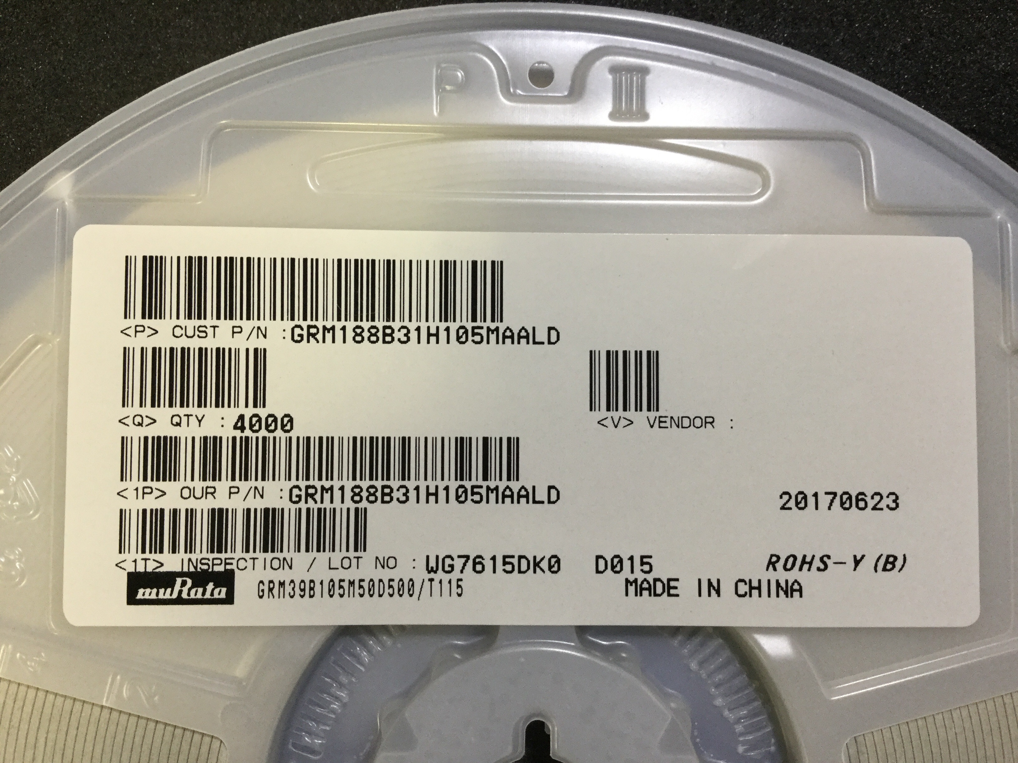 GRM188B31H105MAALD