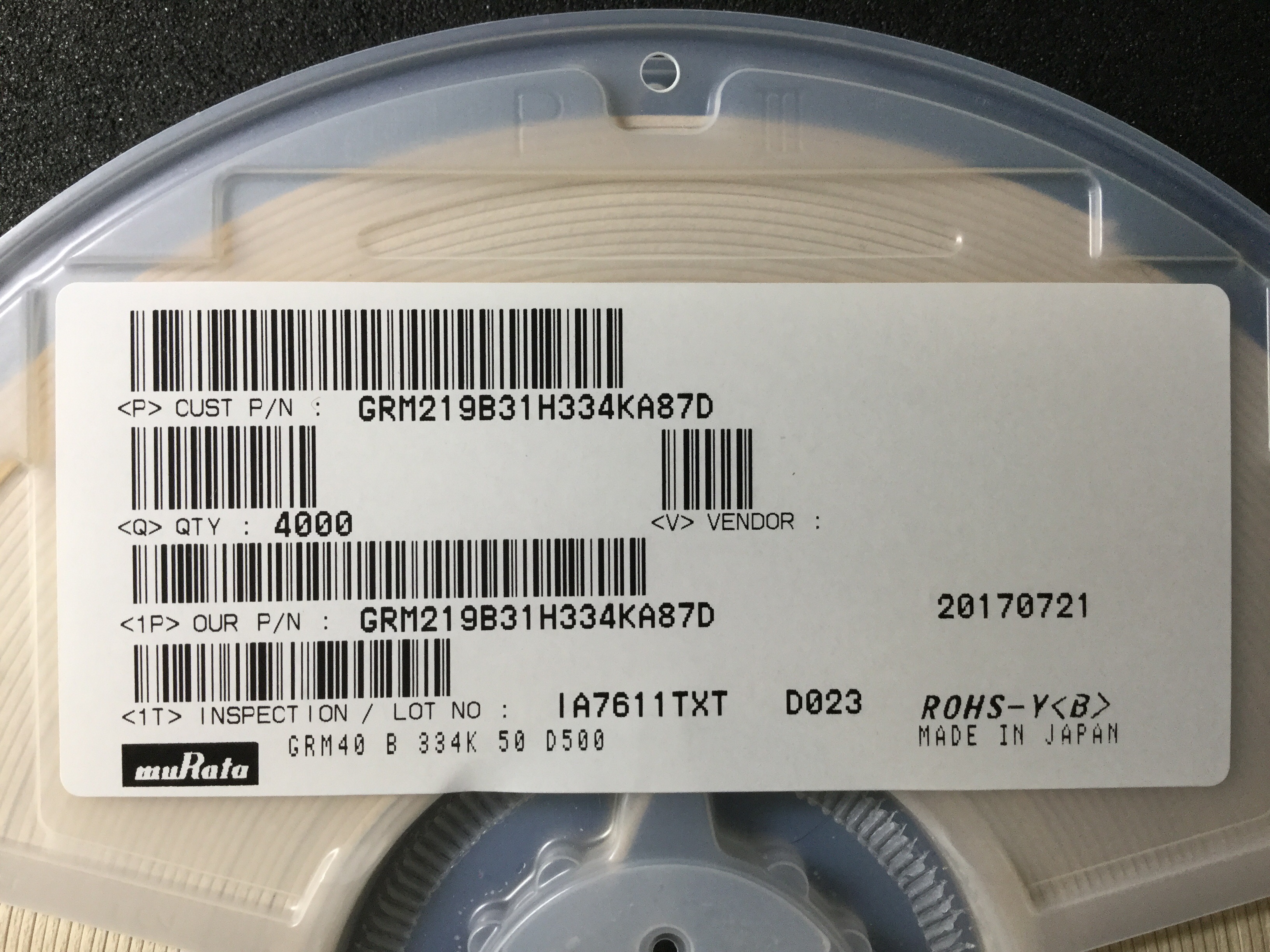 GRM219B31H334KA87D