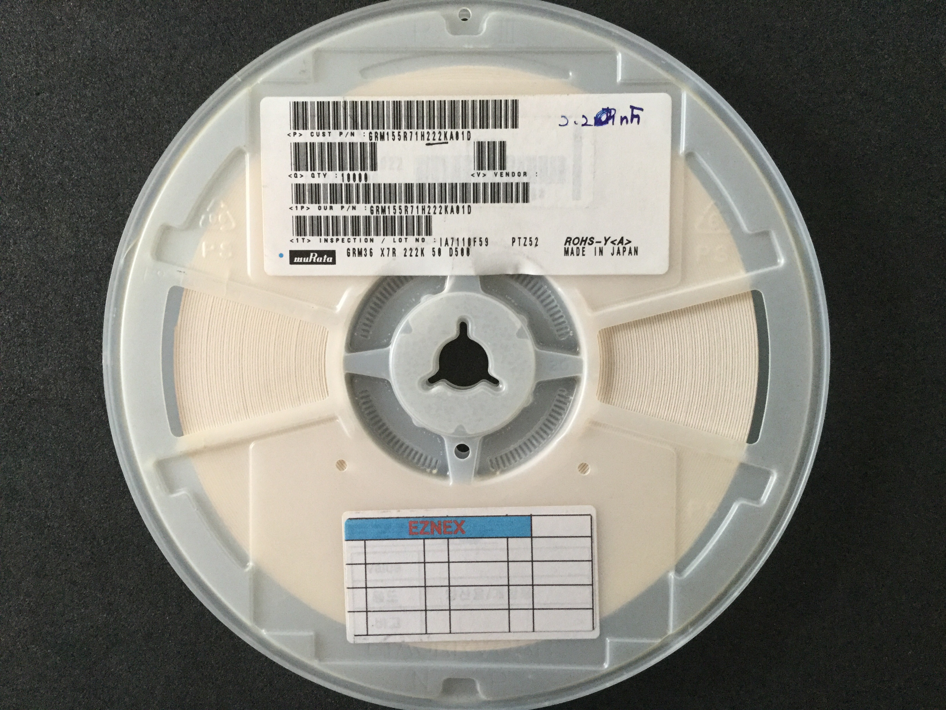 GRM155R71H222KA01D