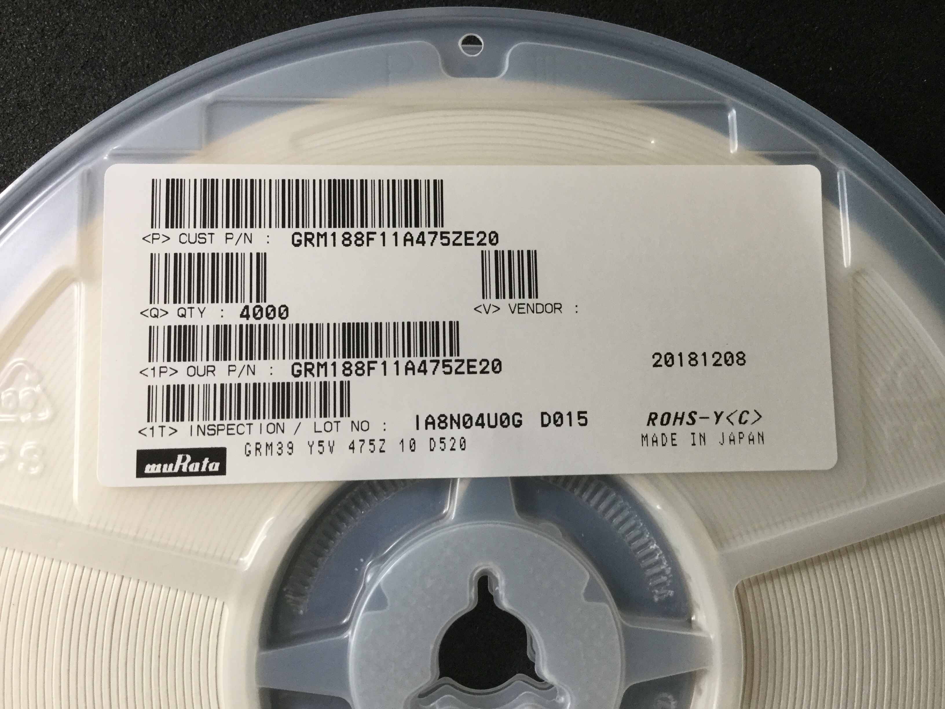 GRM188F11A475ZE20D