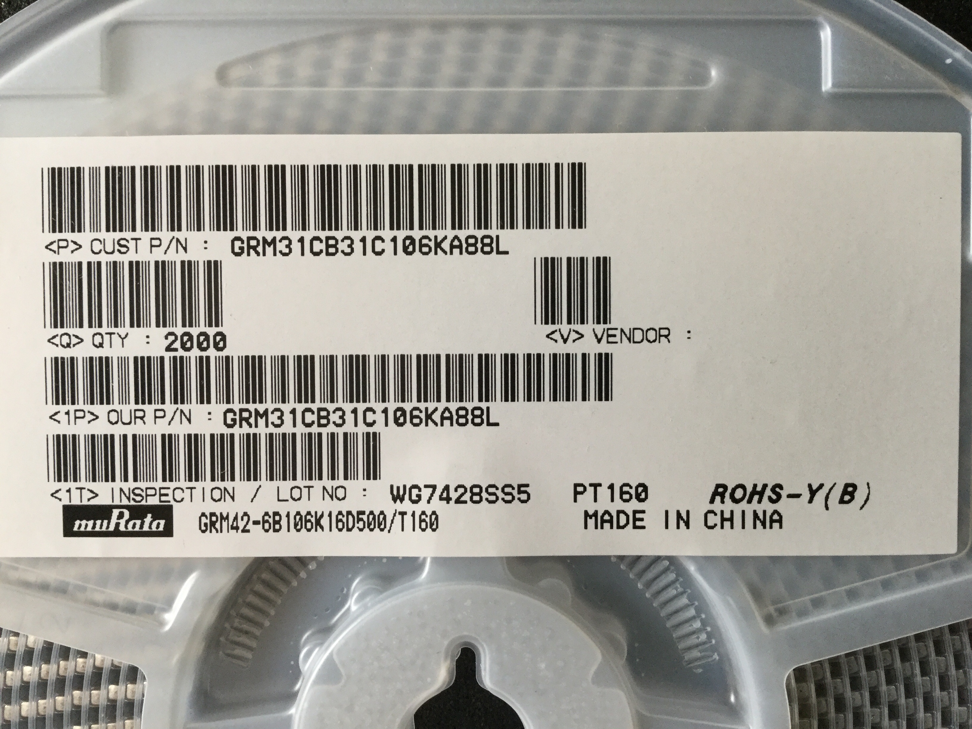 GRM31CB31C106KA88#