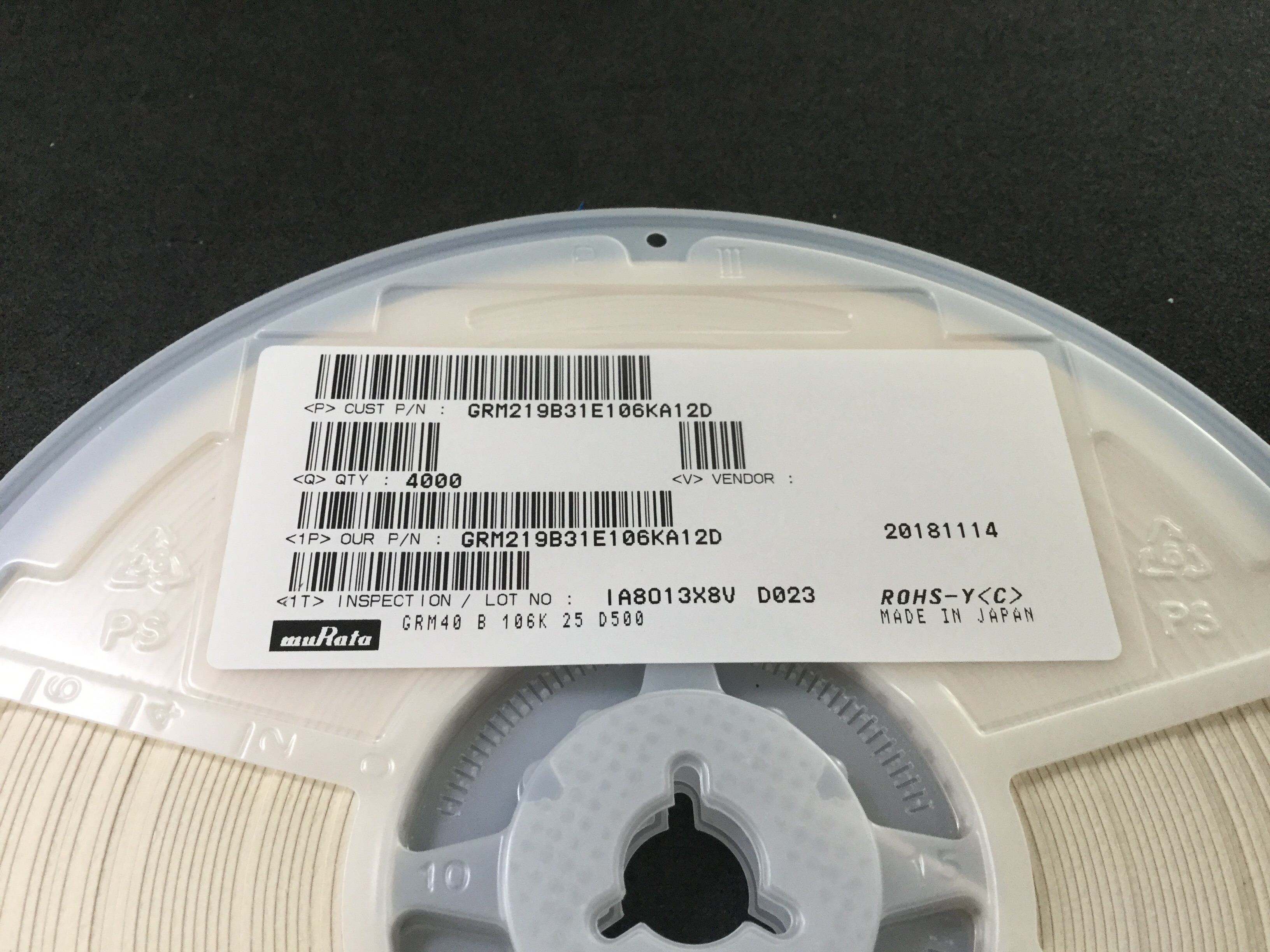 GRM219B31E106KA12D