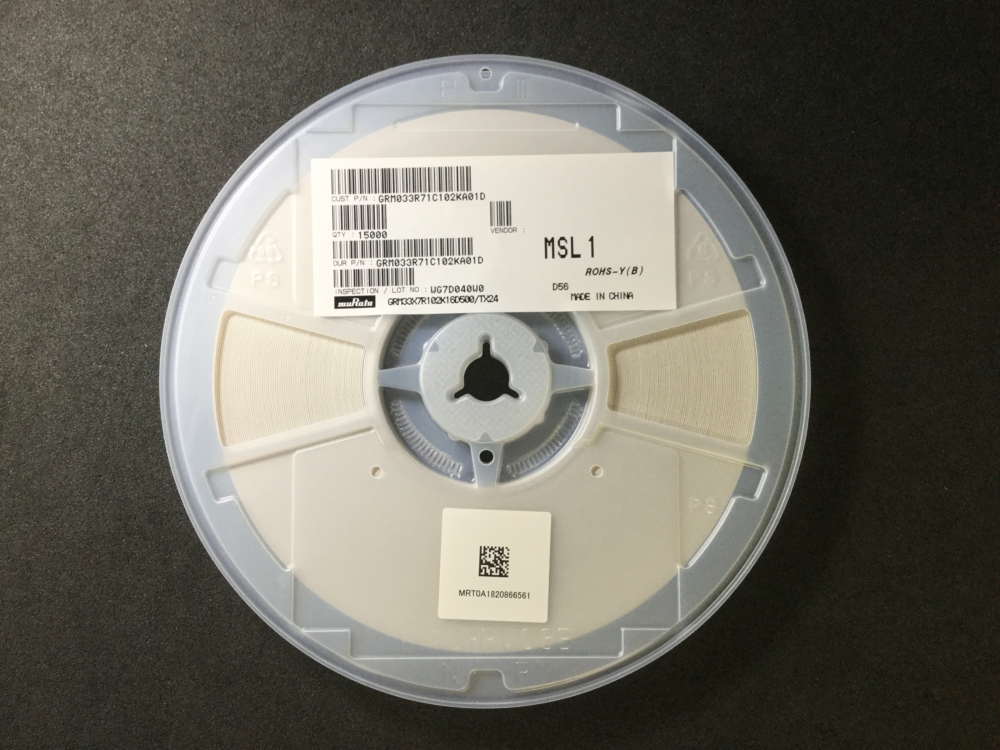 GRM033R71C102KA01D
