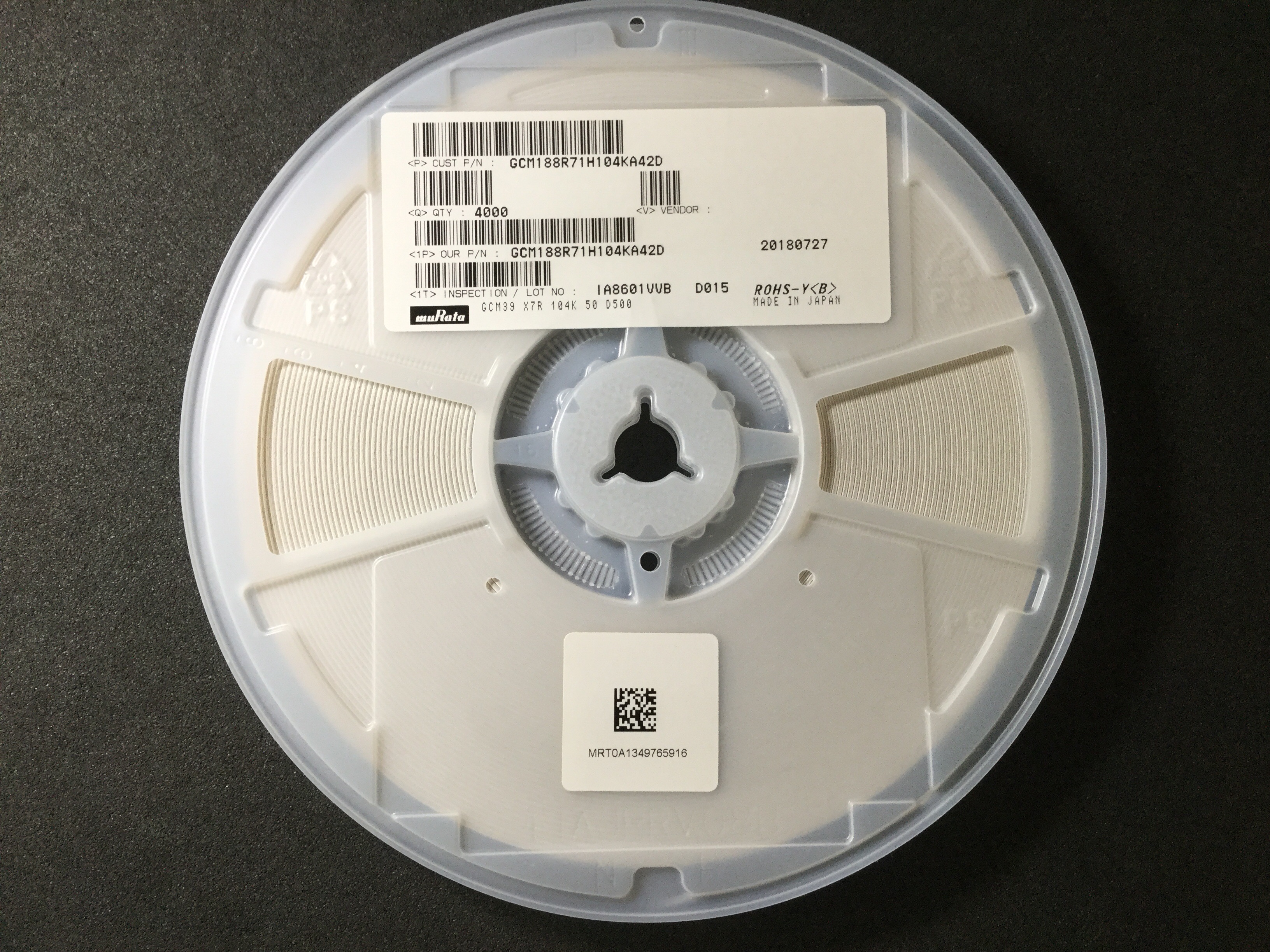GCM188R71H104KA42J