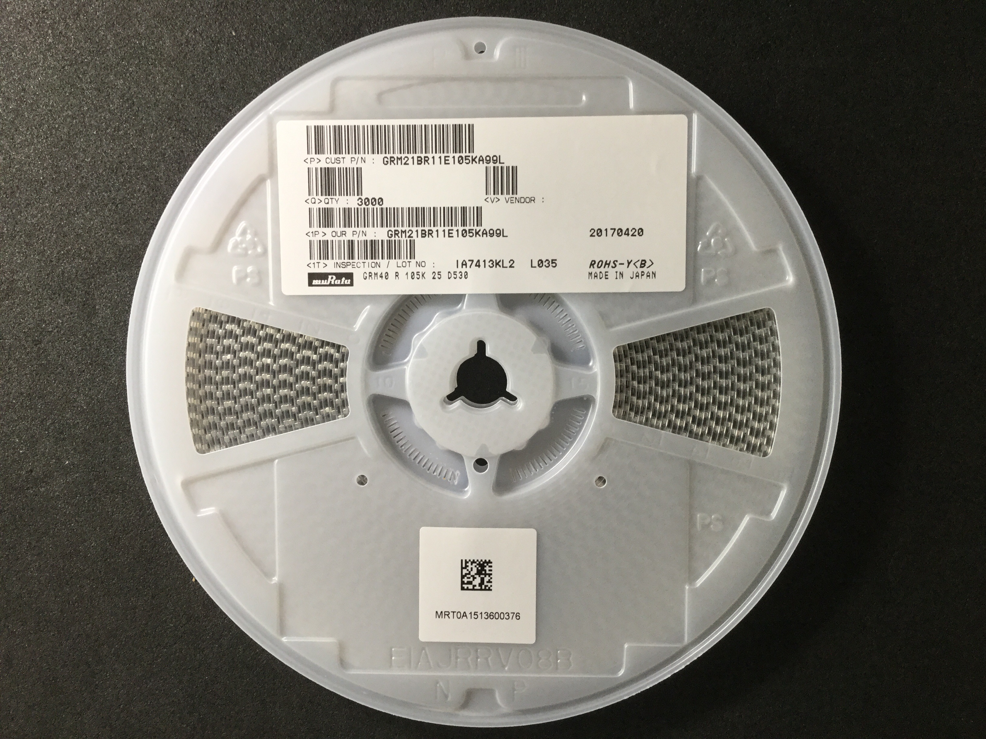 GRM21BR11E105KA99L