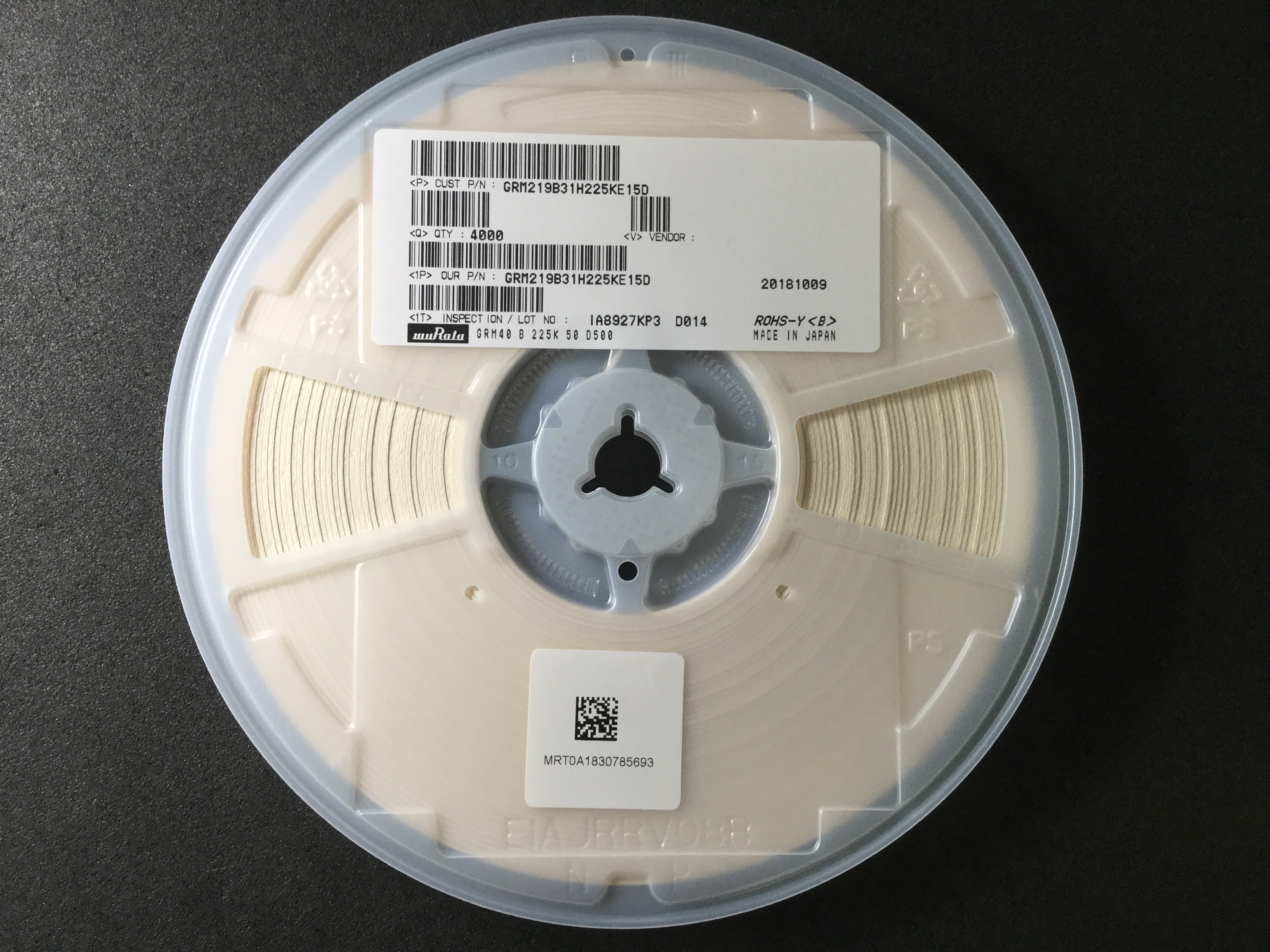GRM219B31H225KE15