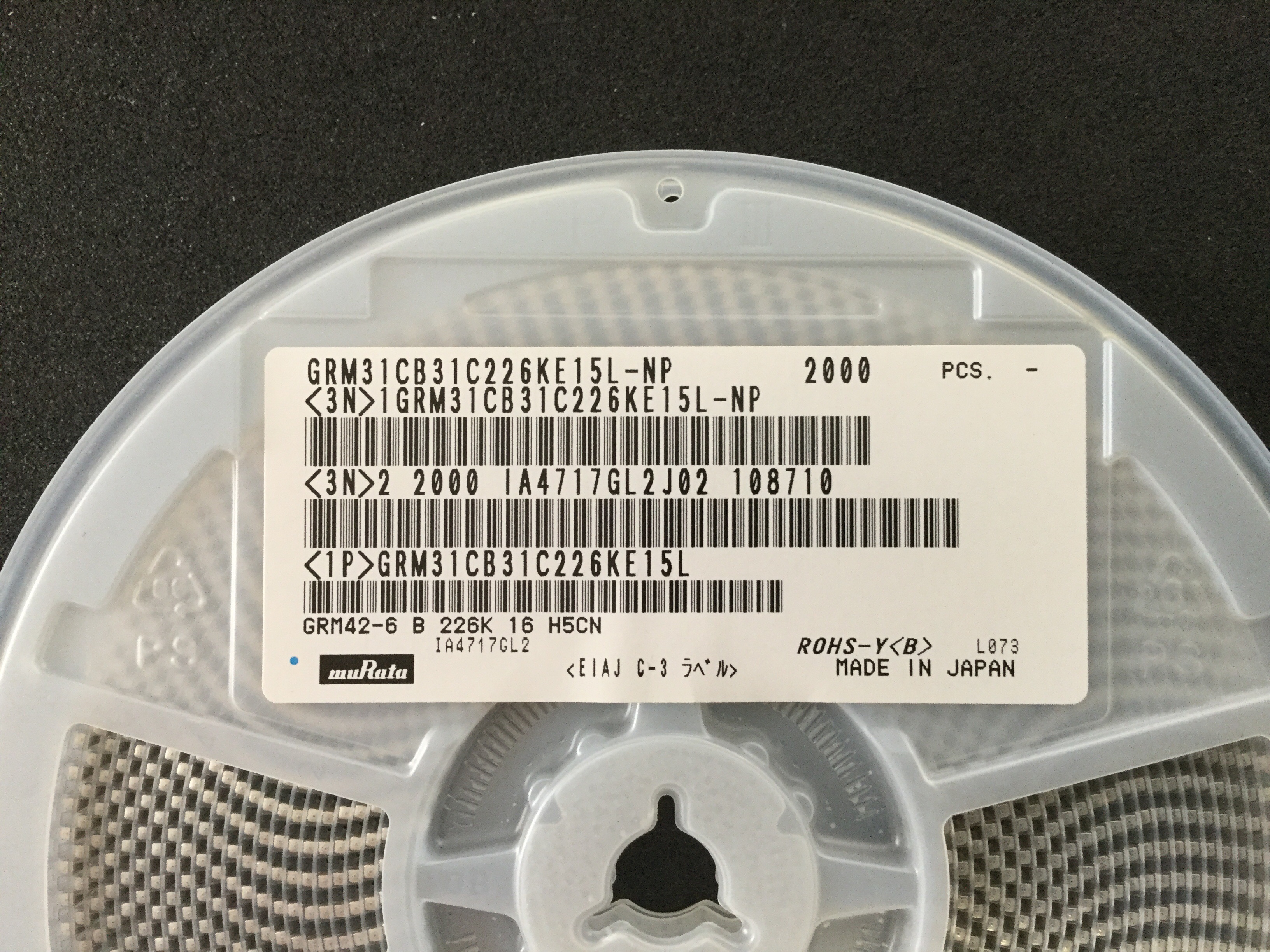 GRM31CB31C226KE15L