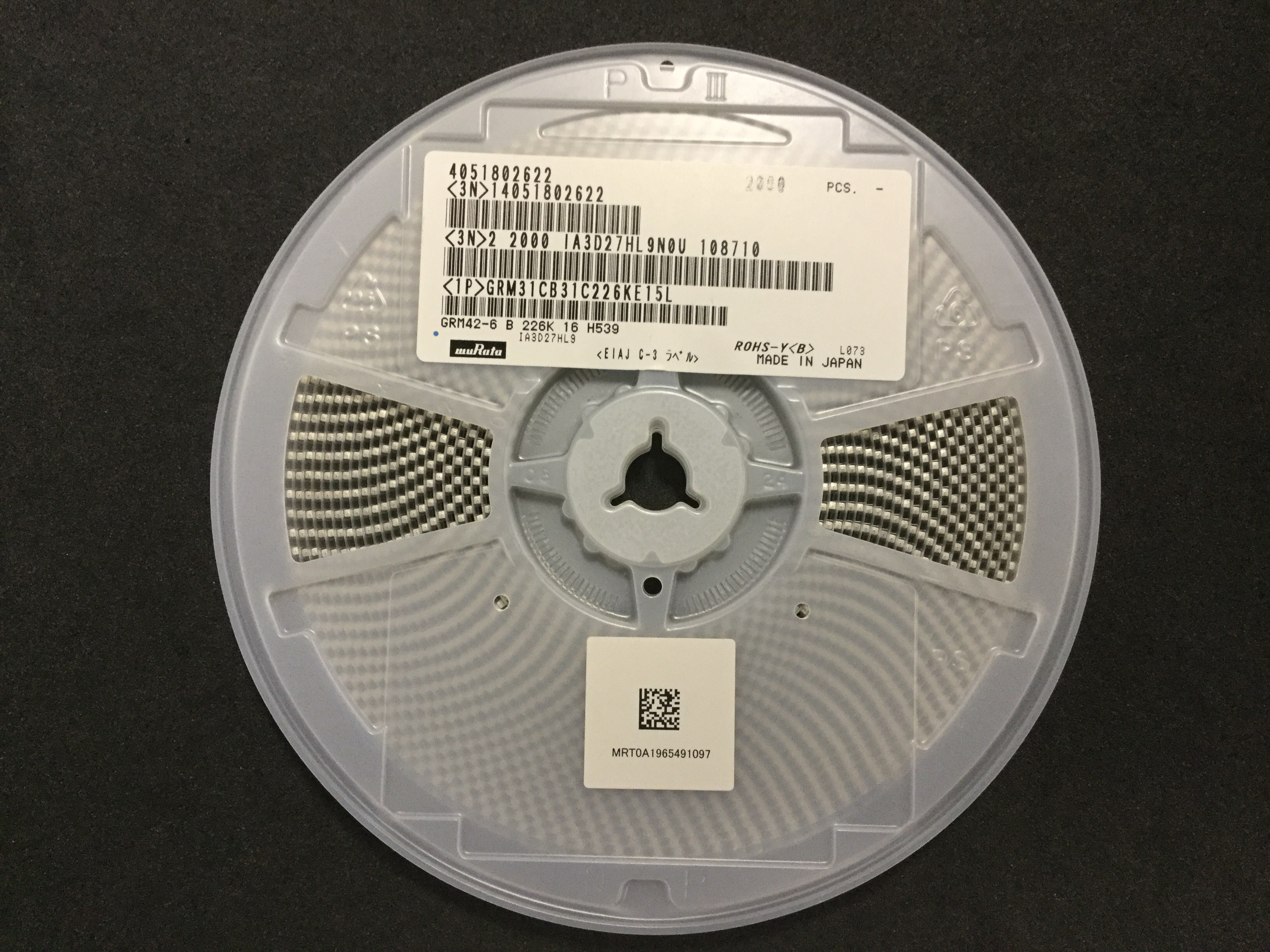 GRM31CB31C226KE15L