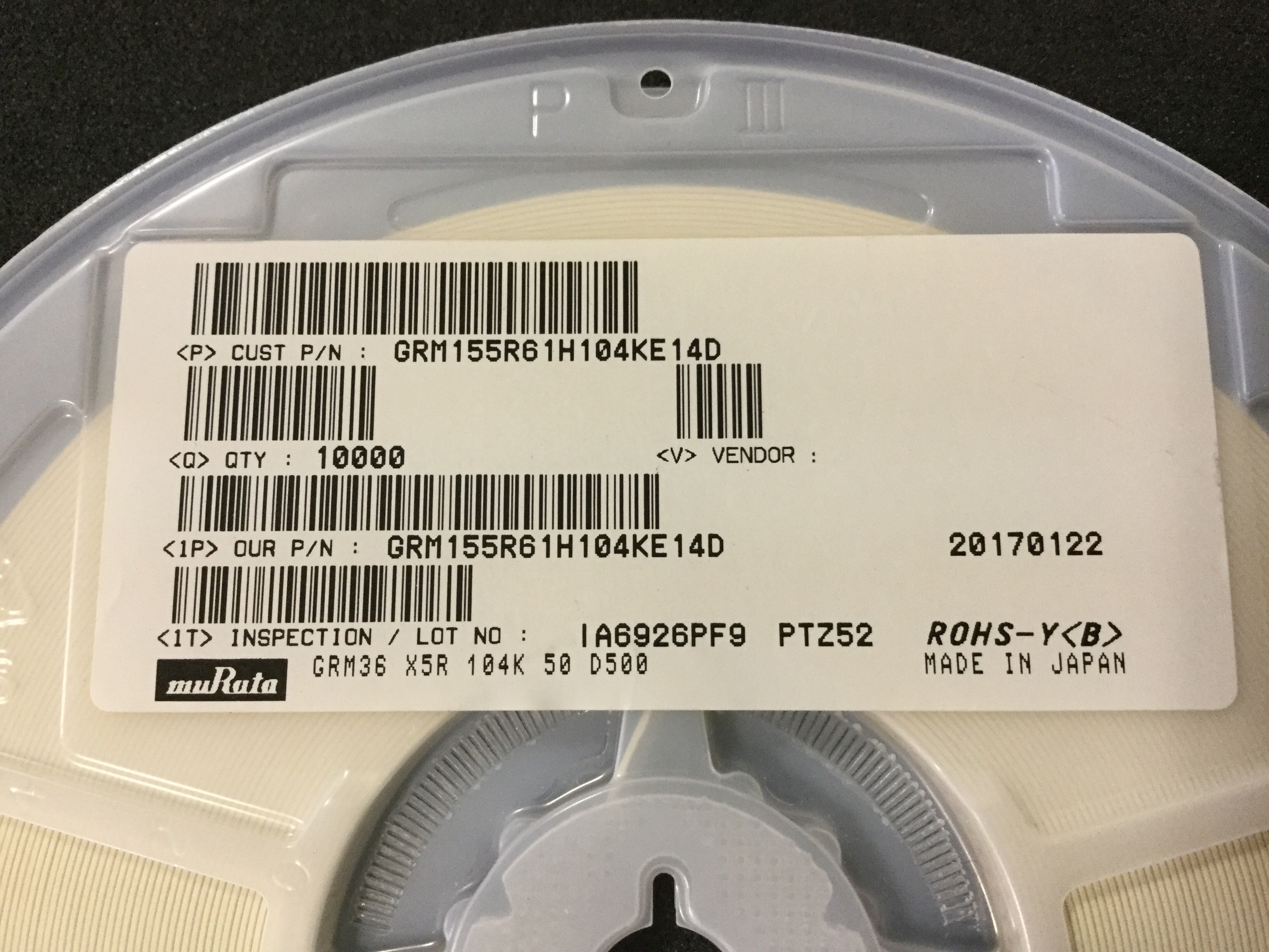 GRM155R61H104KE14D