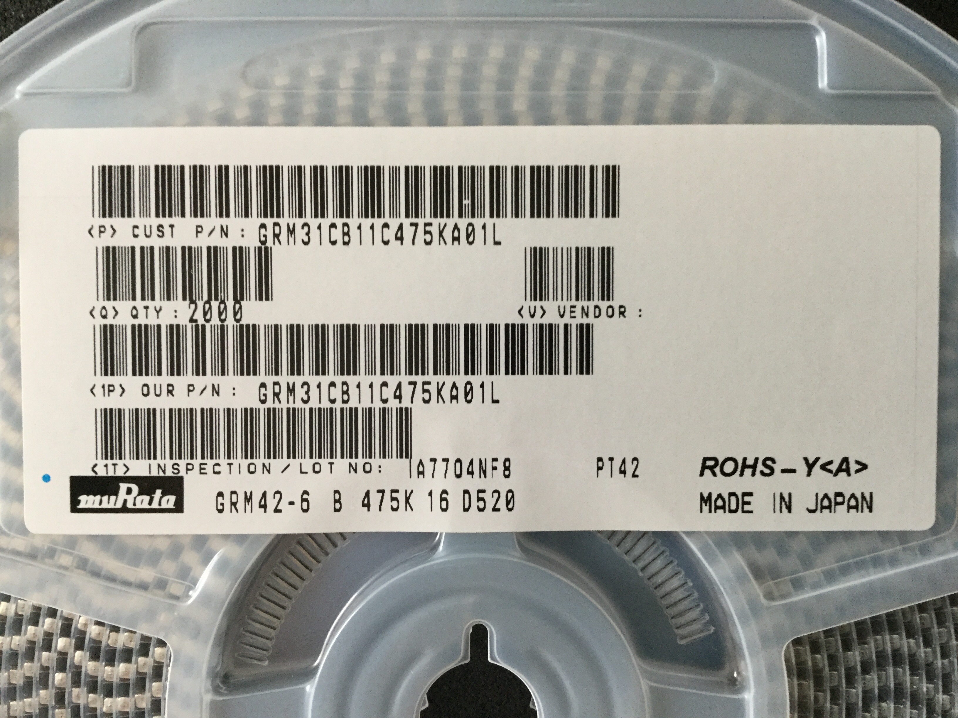 GRM31CB11C475KA01L