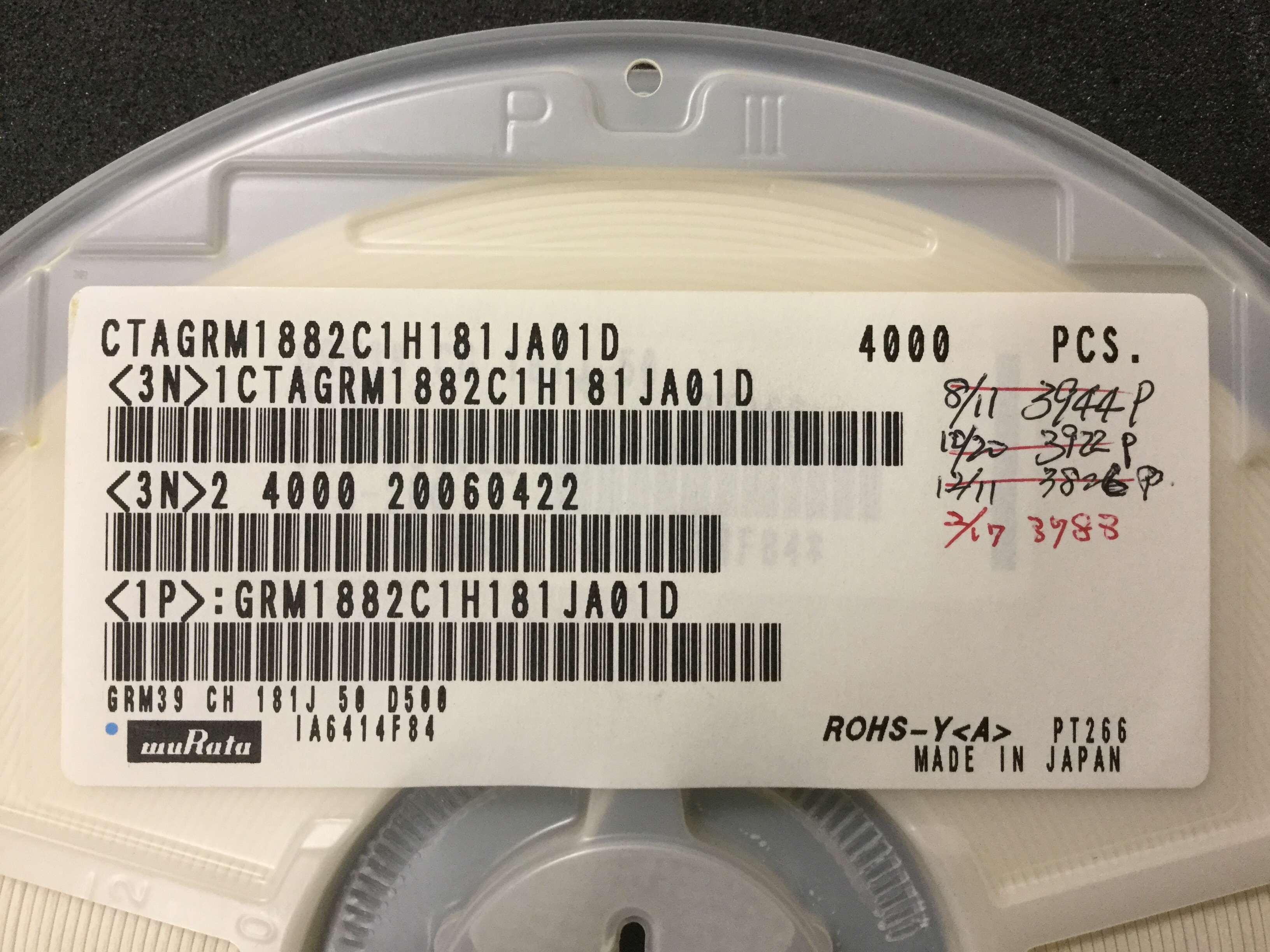 GRM1882C1H181JA01D