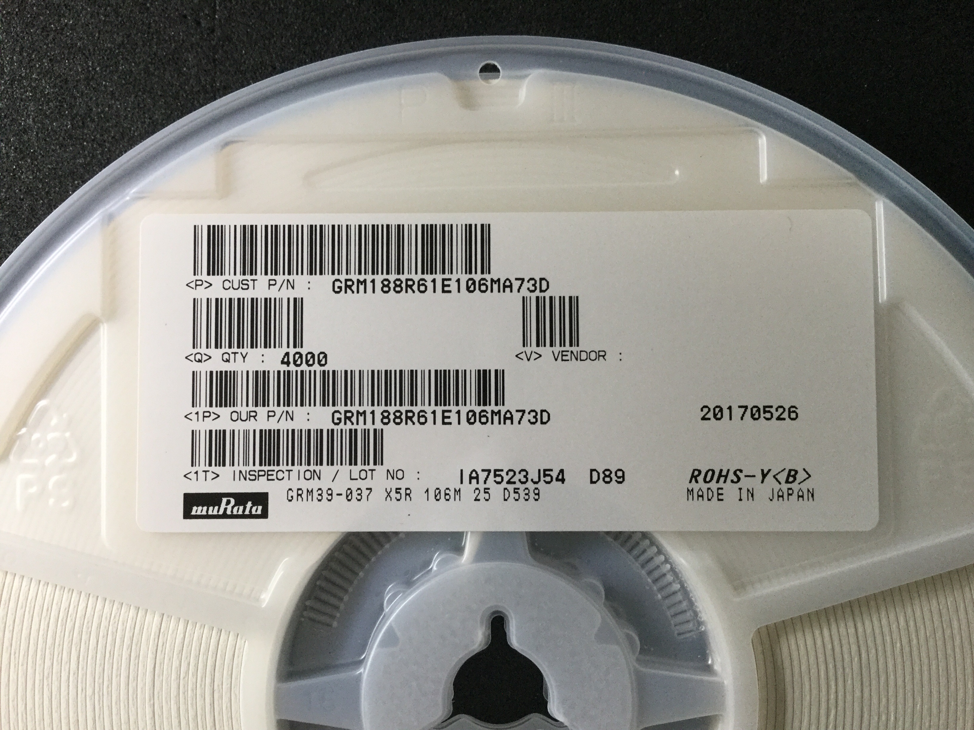 GRM188R61E106MA73D