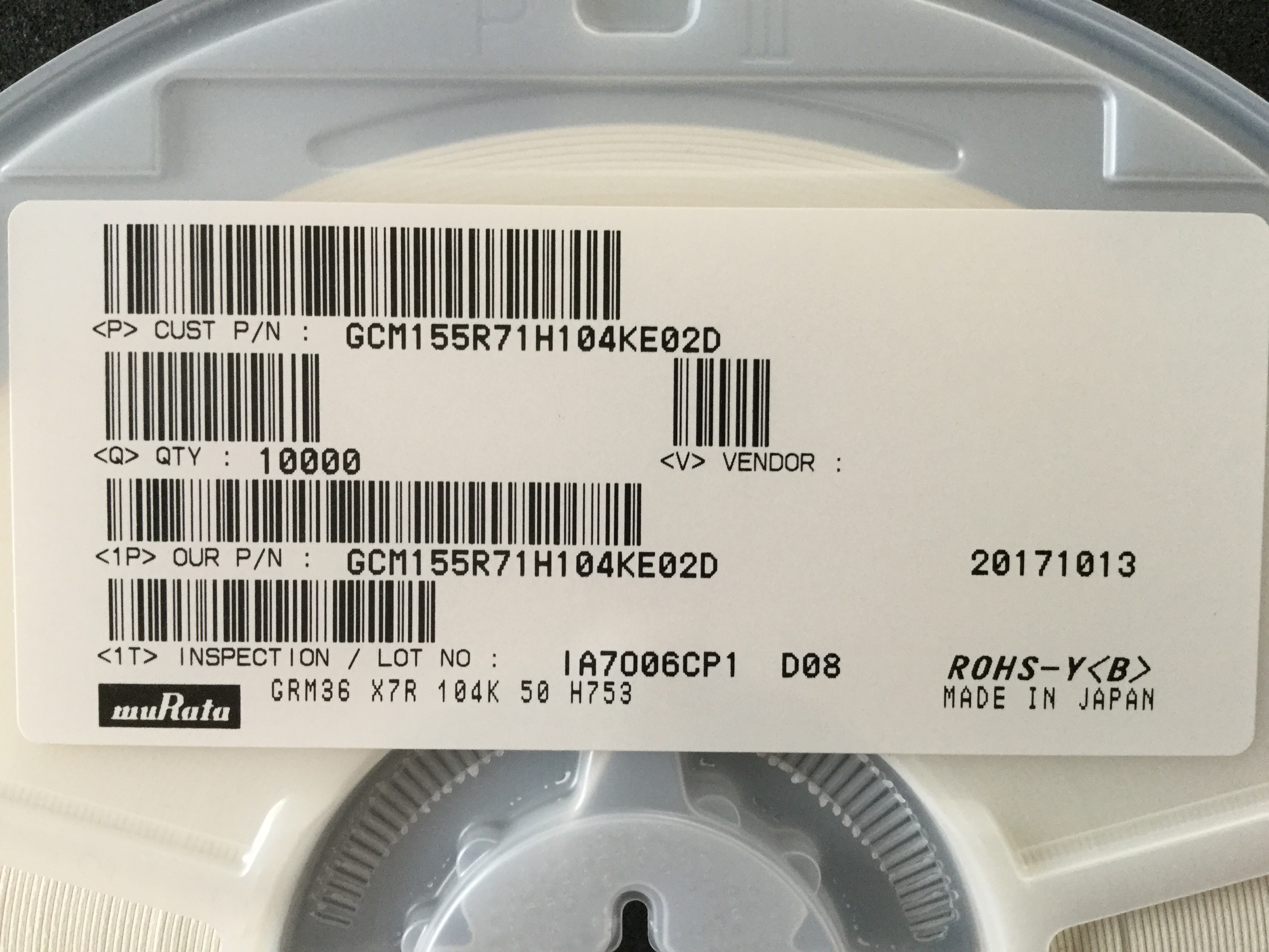 GCM155R71H104KE02D