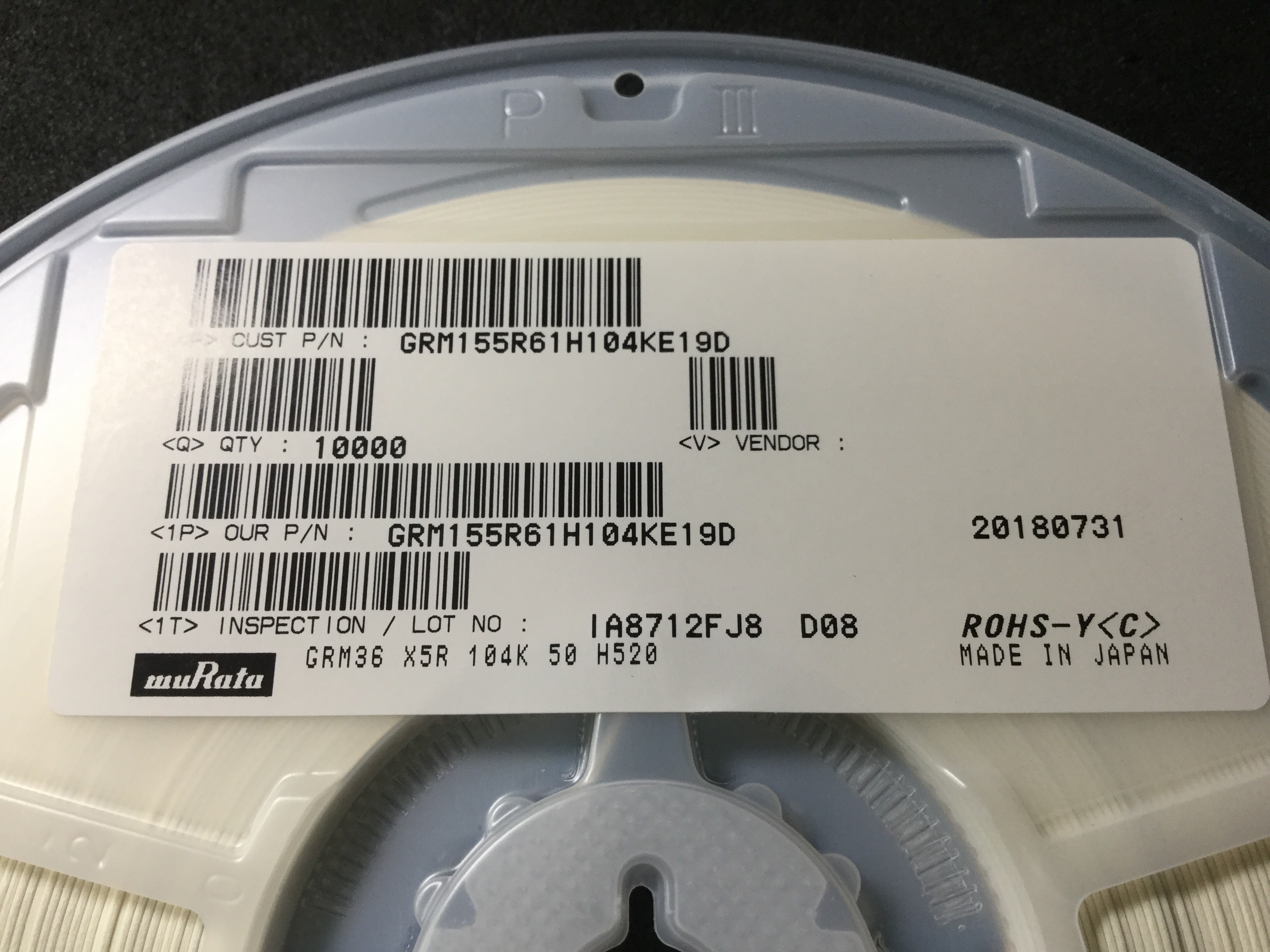 GRM155R61H104KE19D