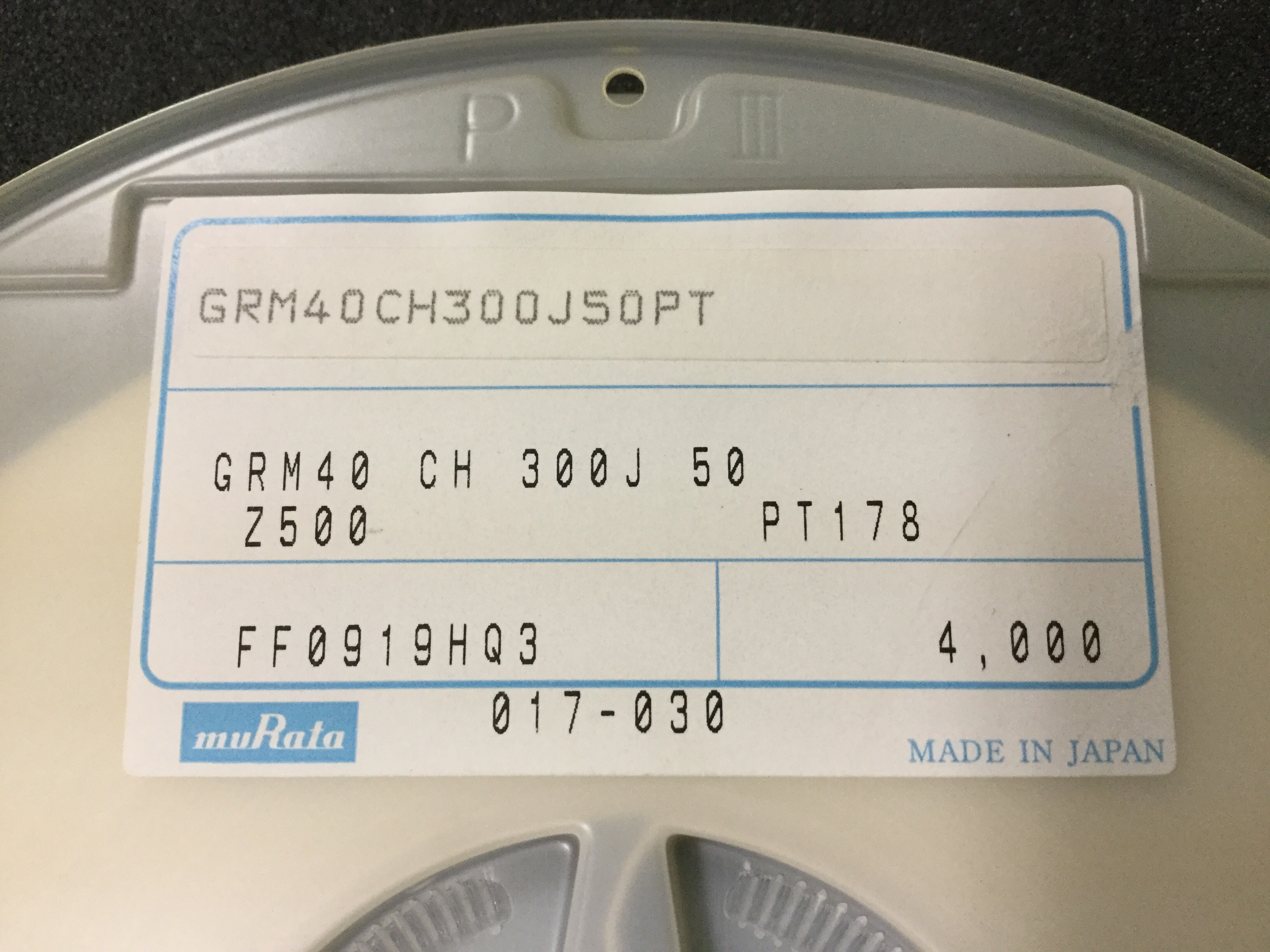 GRM40CH300J50PT