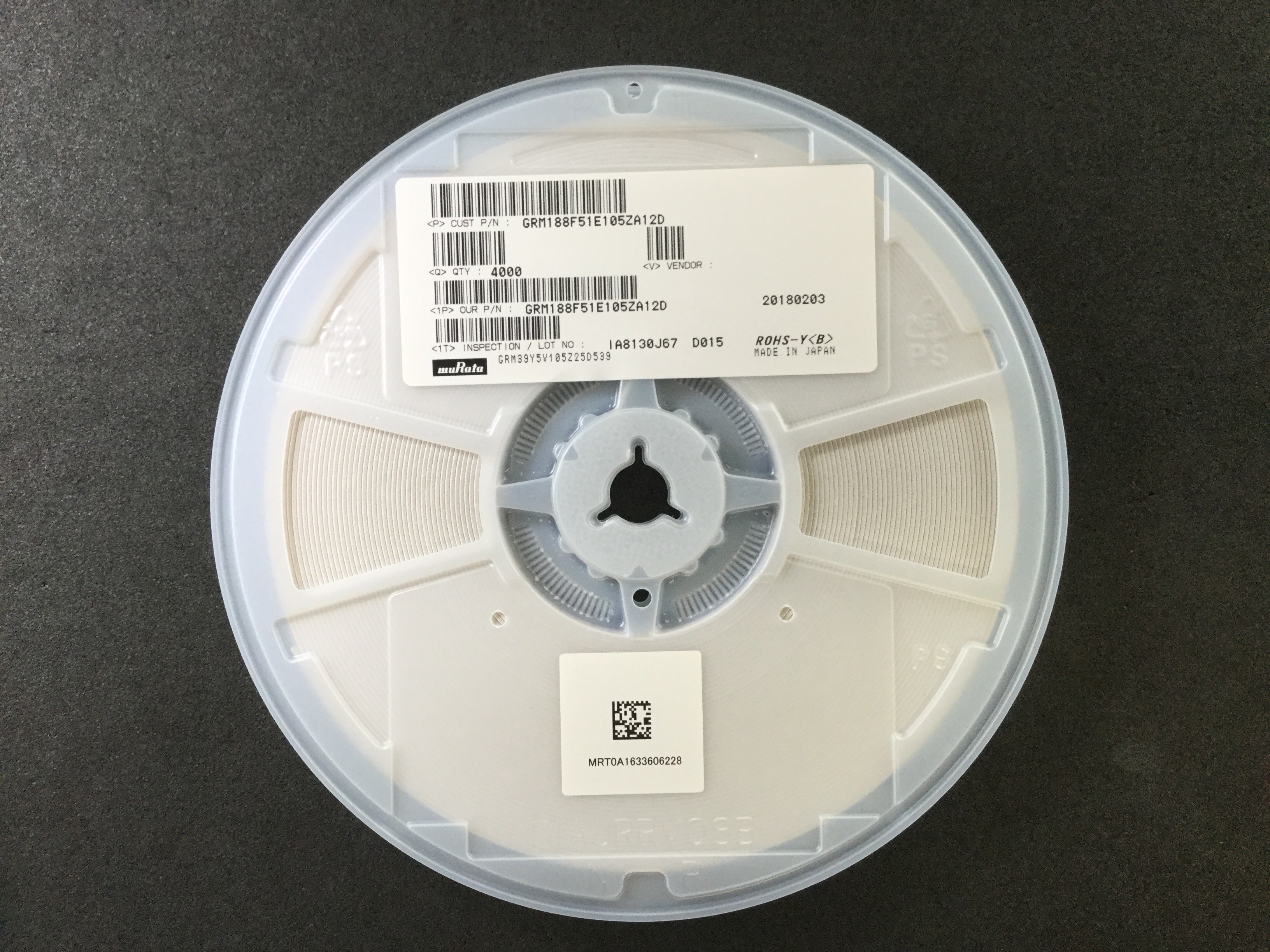 GRM188F51E105ZA12D