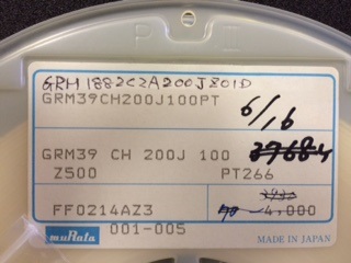 GRM1882C2A200JZ01D