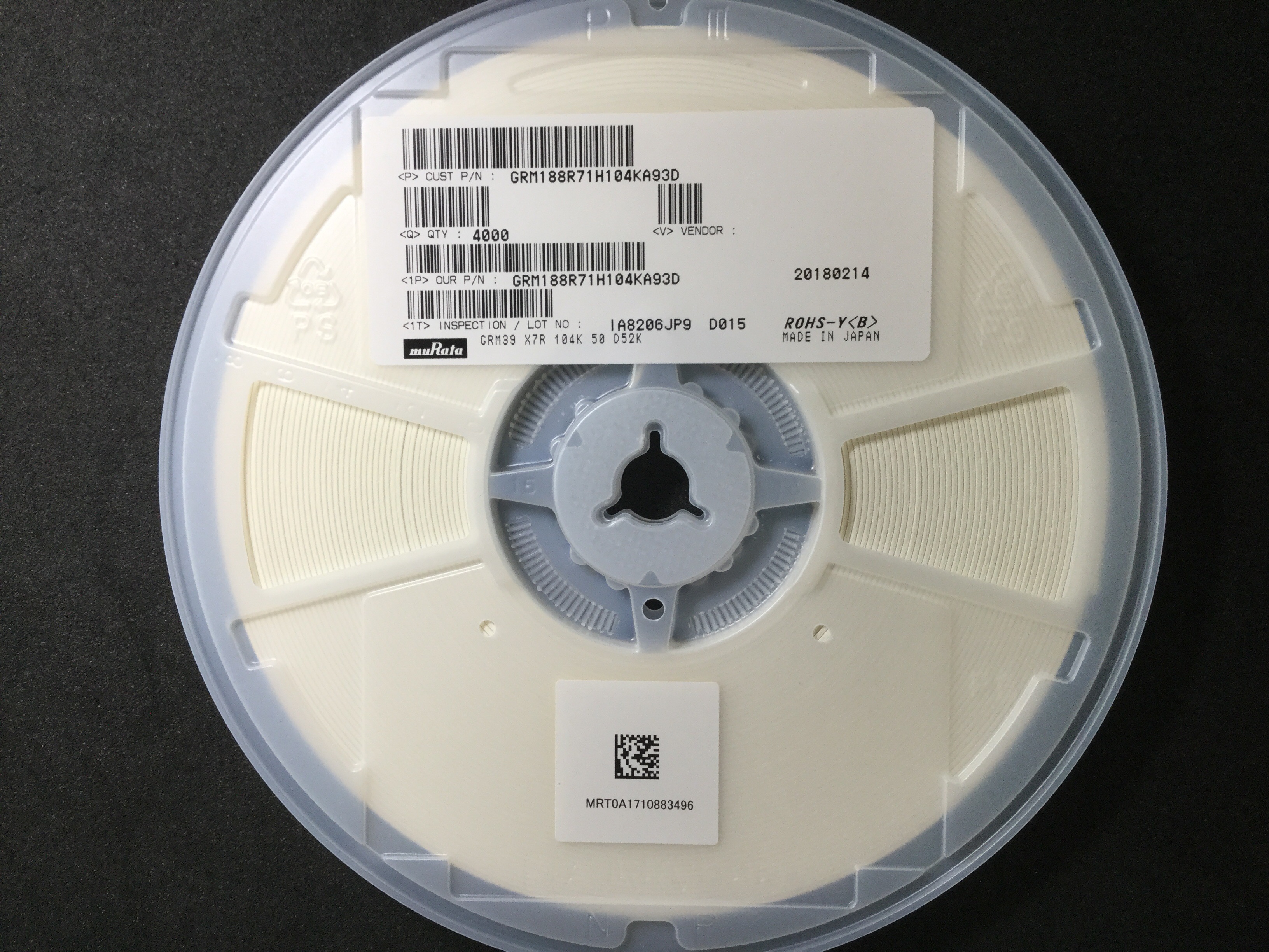 GRM188R71H104KA93#