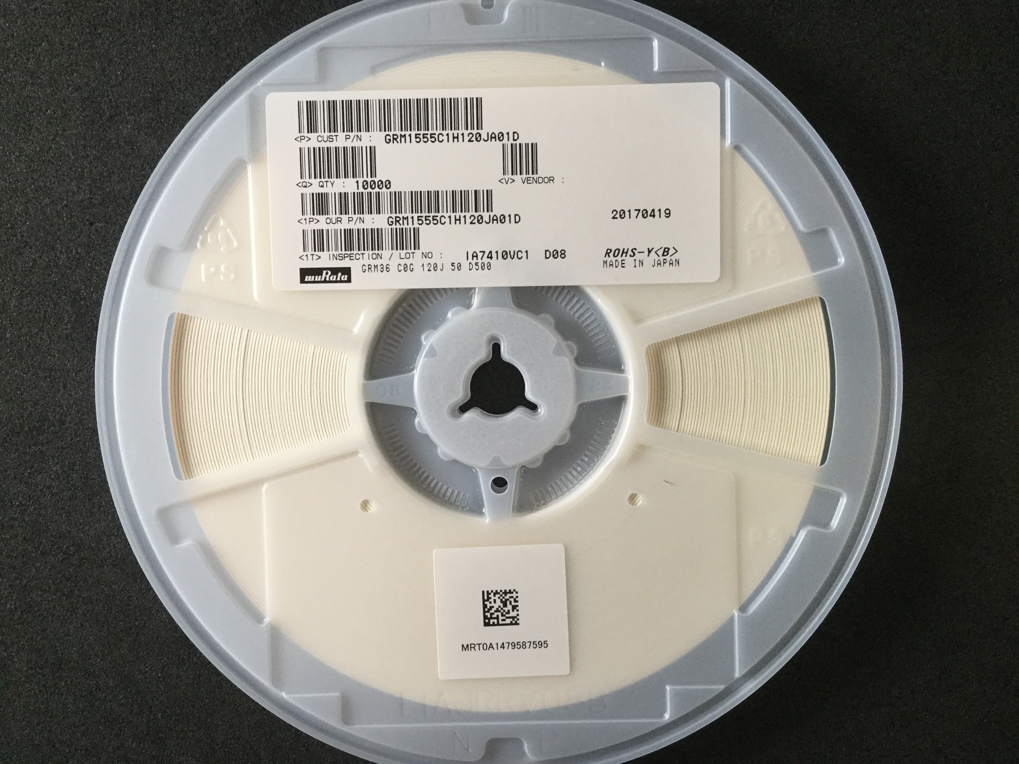 GRM1555C1H120JA01D