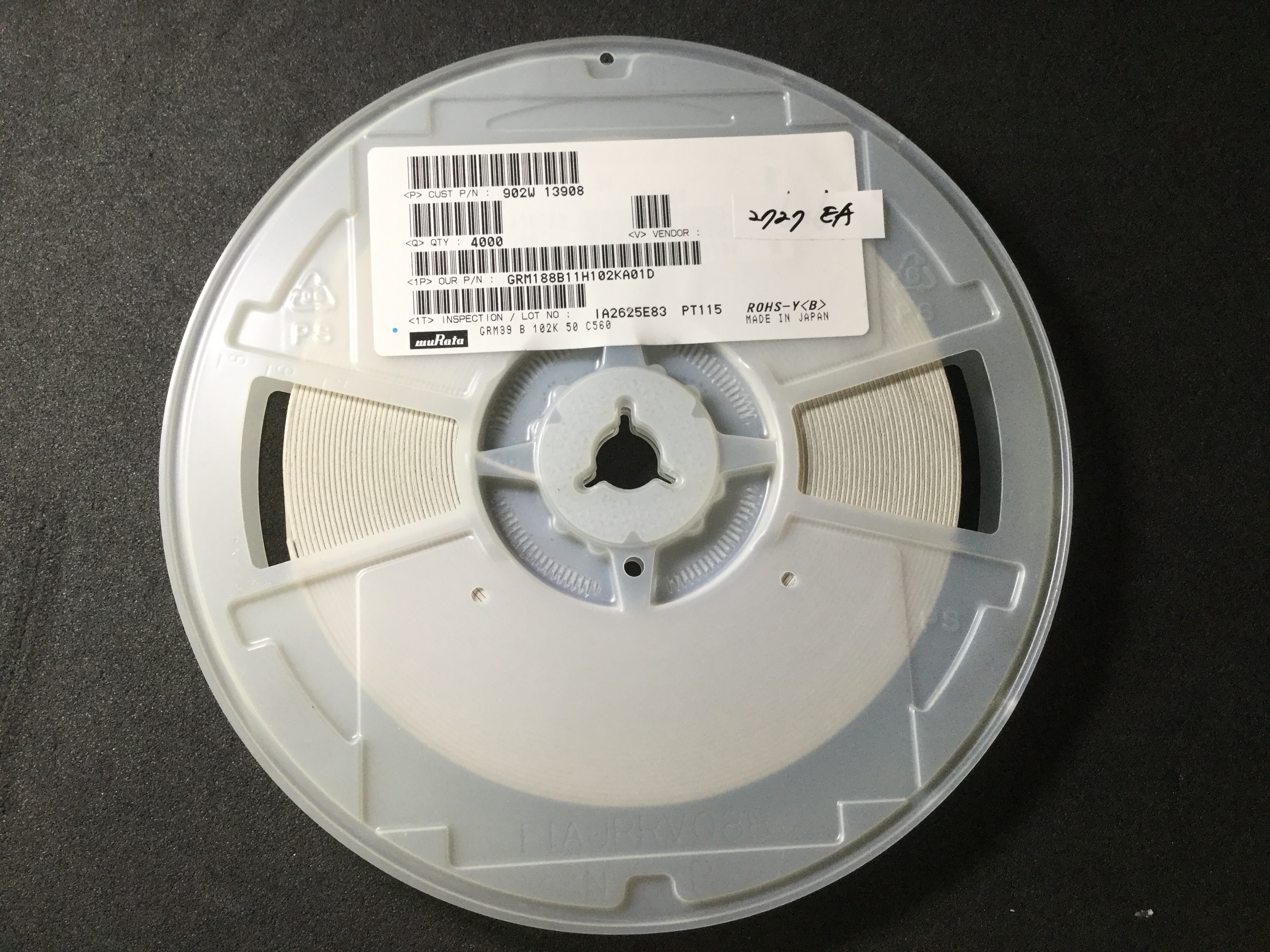 GRM188B11H102K