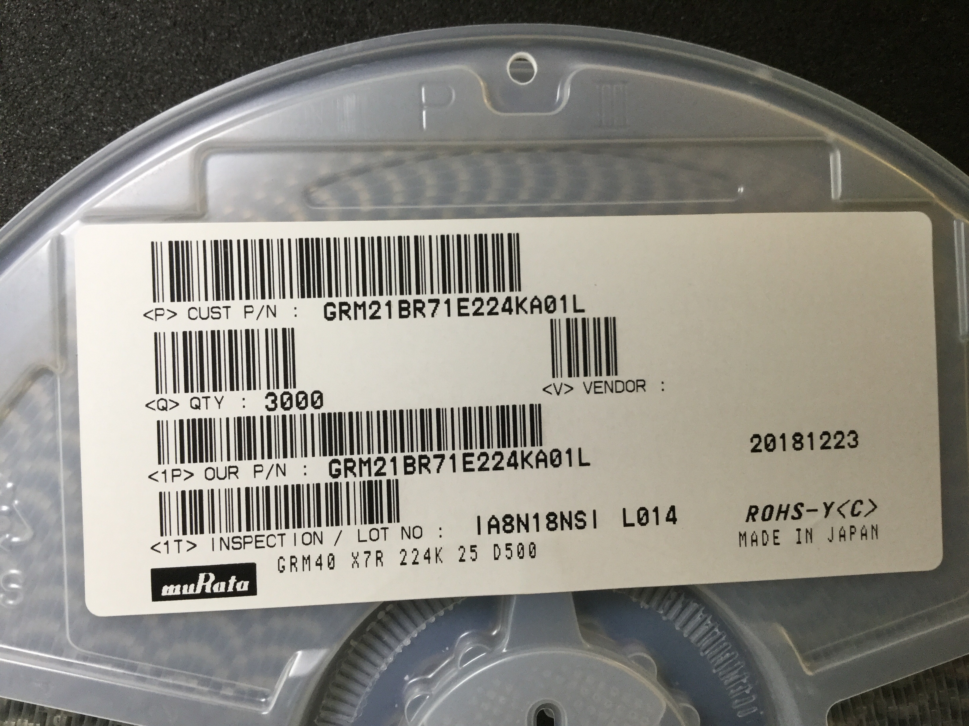 GRM21BR71E224KA01#