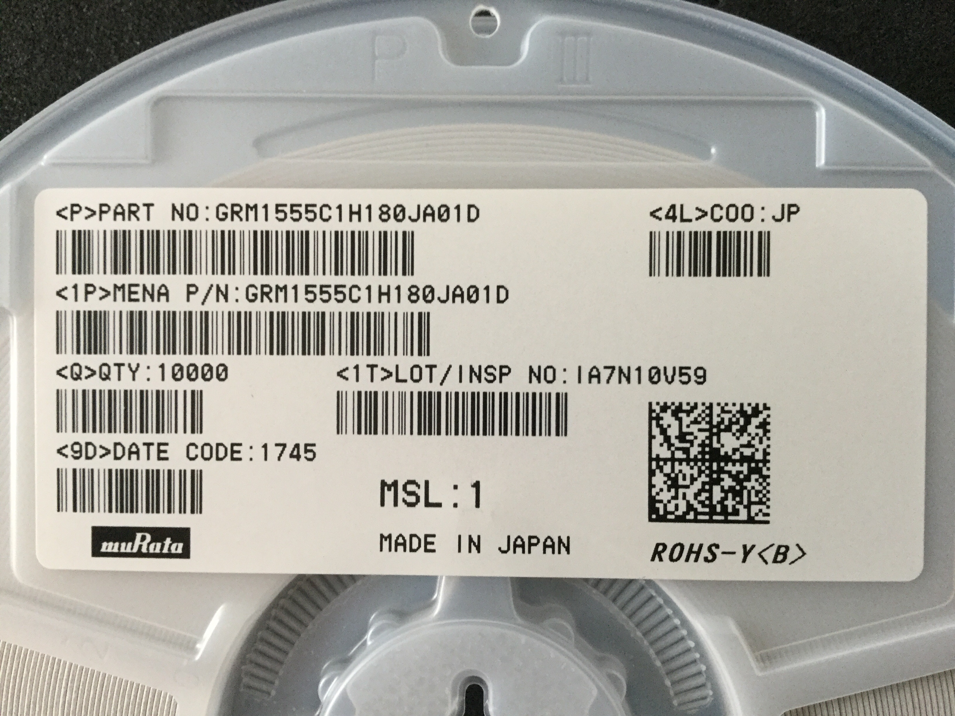 GRM1555C1H180JA01D