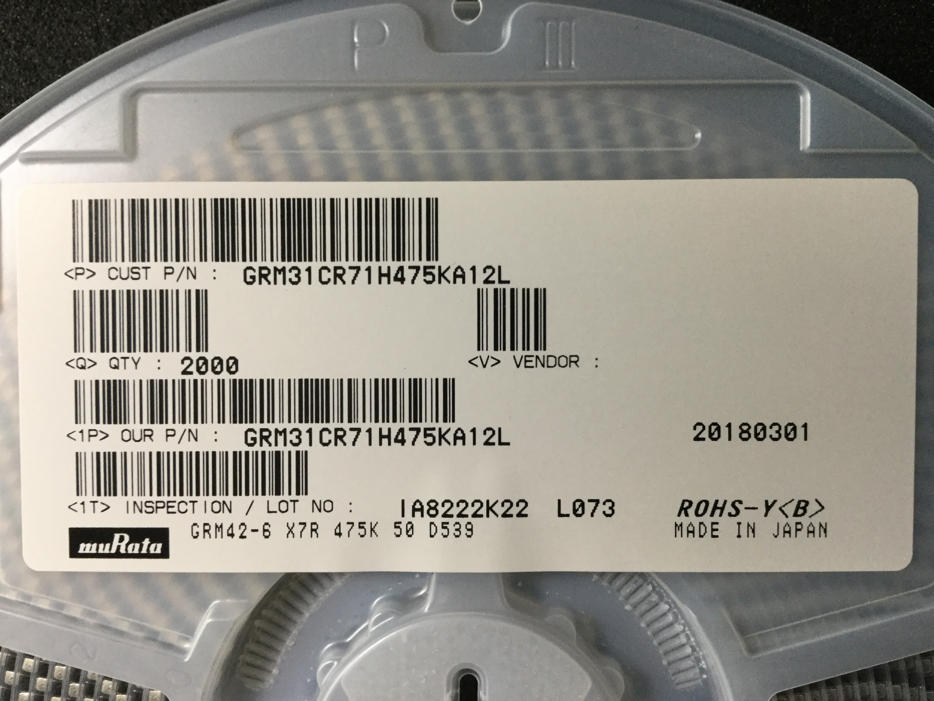 GRM31CR71H475KA12L
