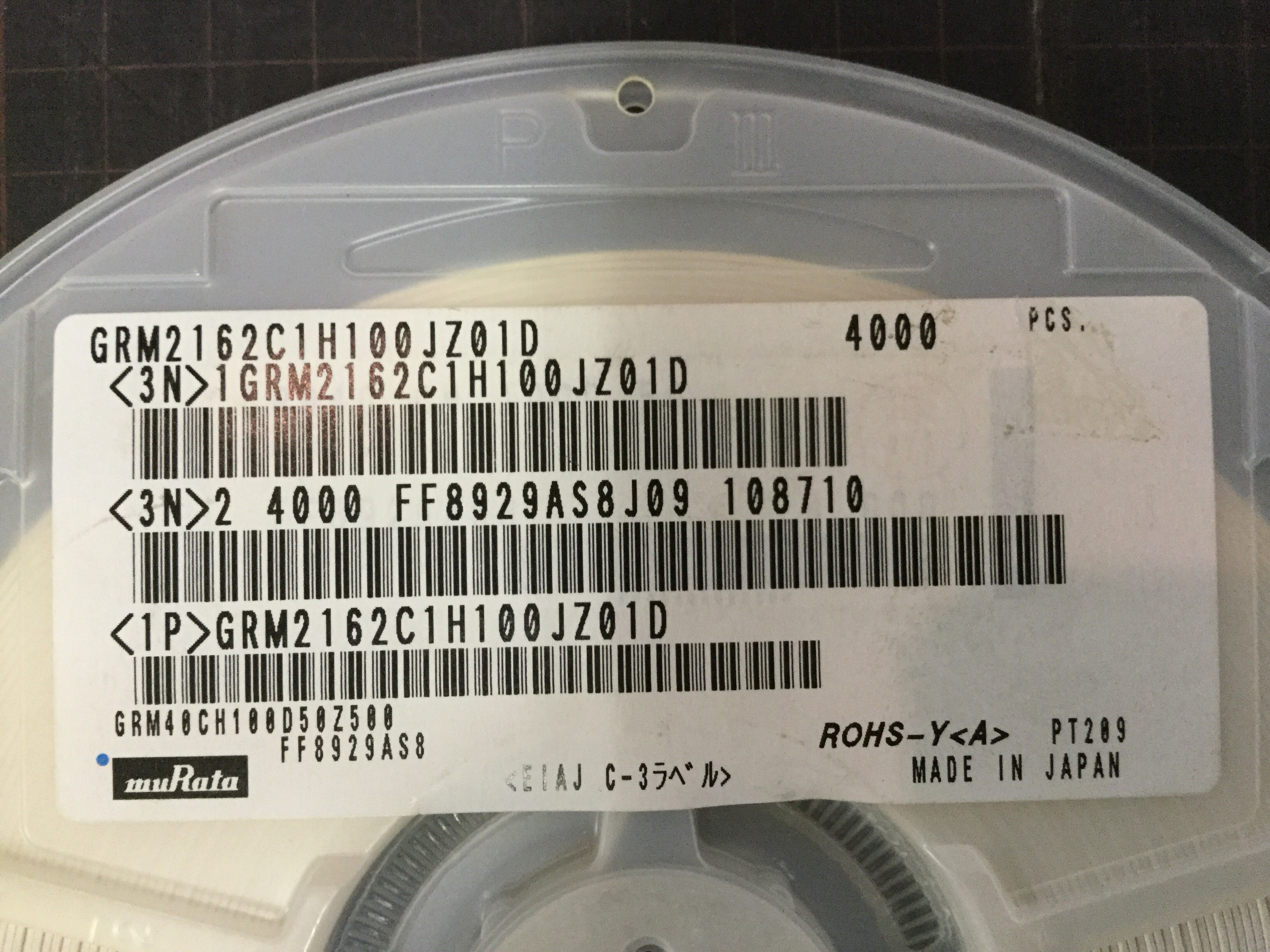 GRM2162C1H100JZ01D