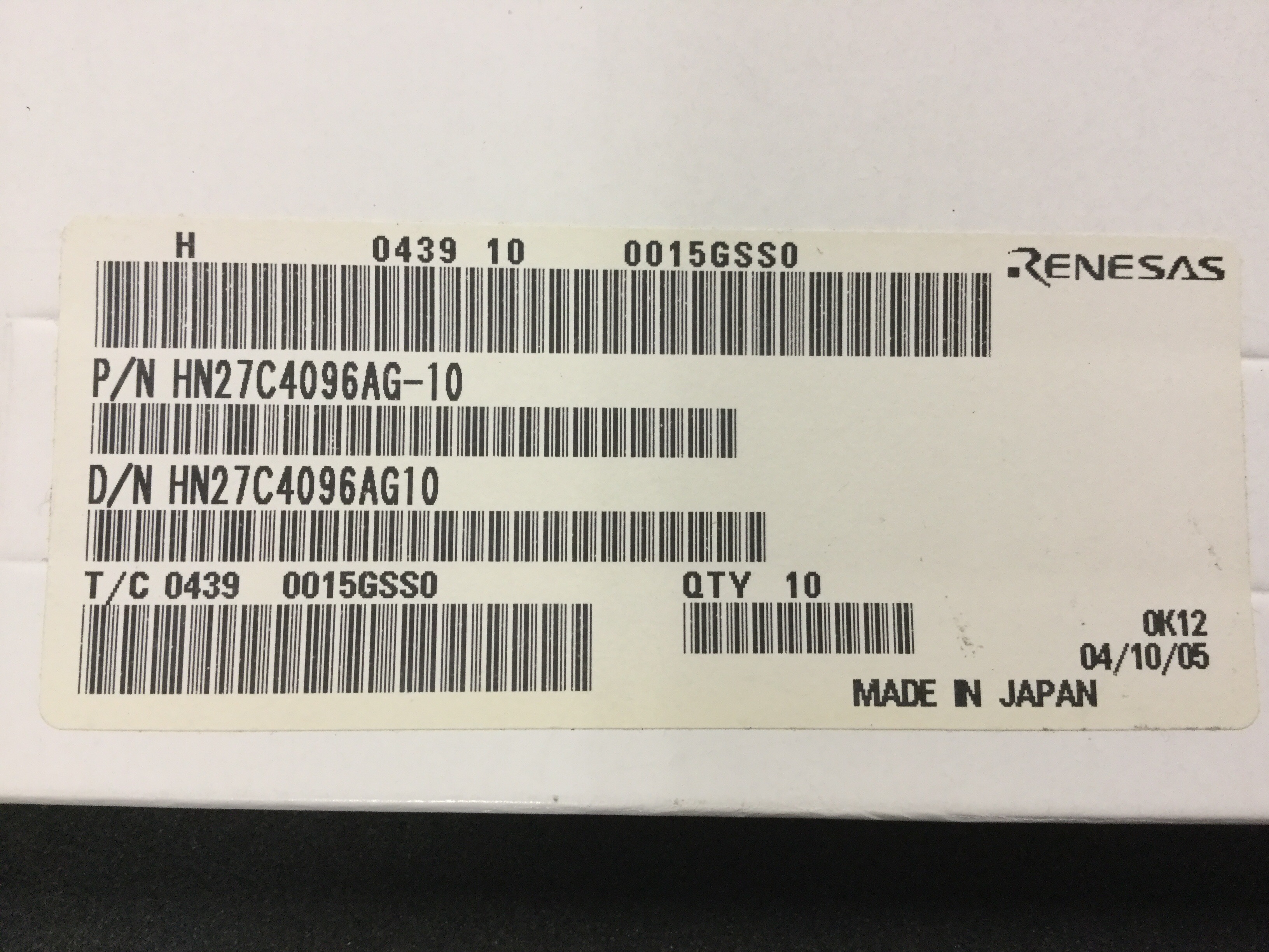 HN27C4096AG-10