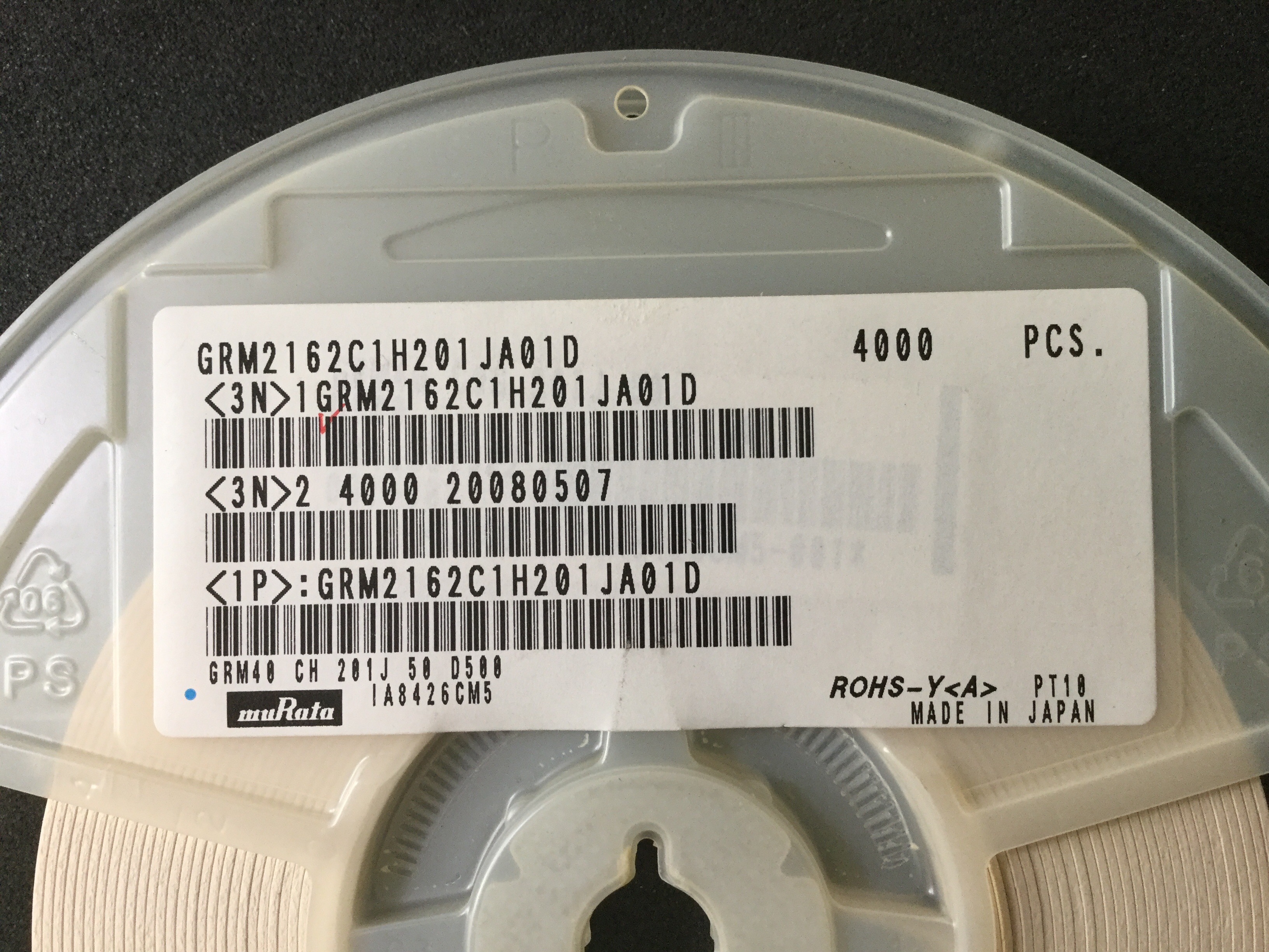 GRM2162C1H201JA01D