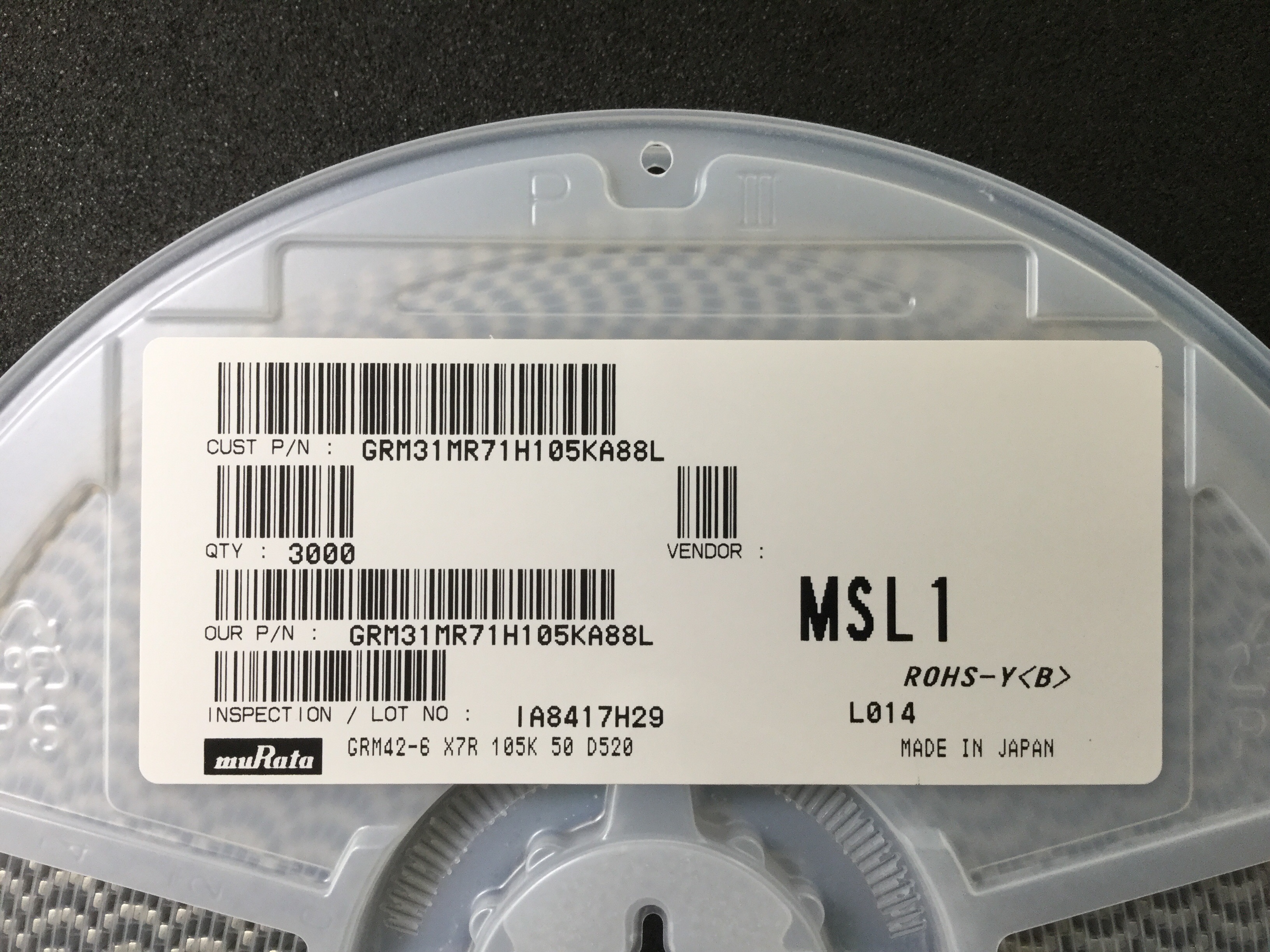 GRM31MR71H105KA88L
