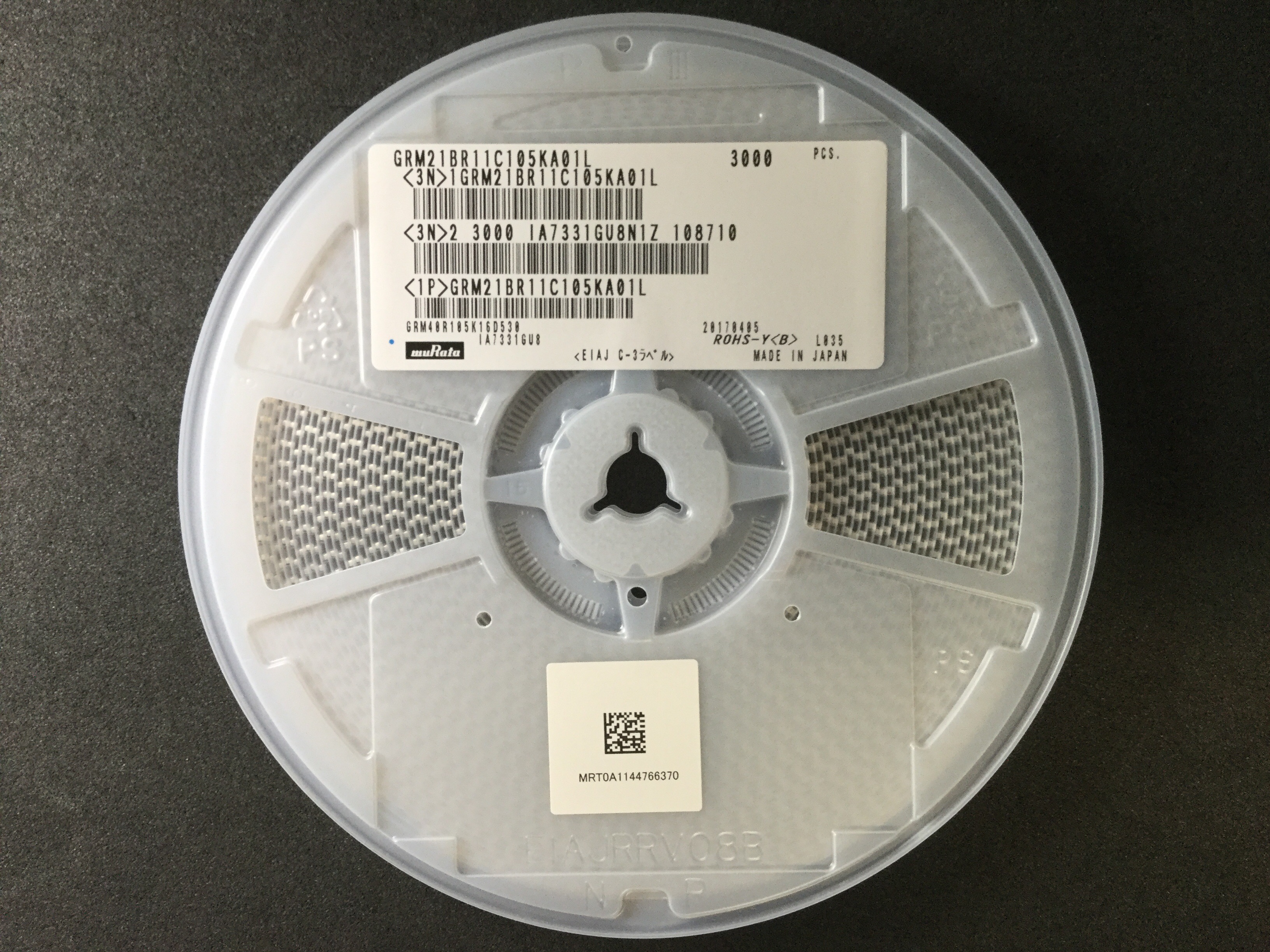 GRM21BR11C105KA01L