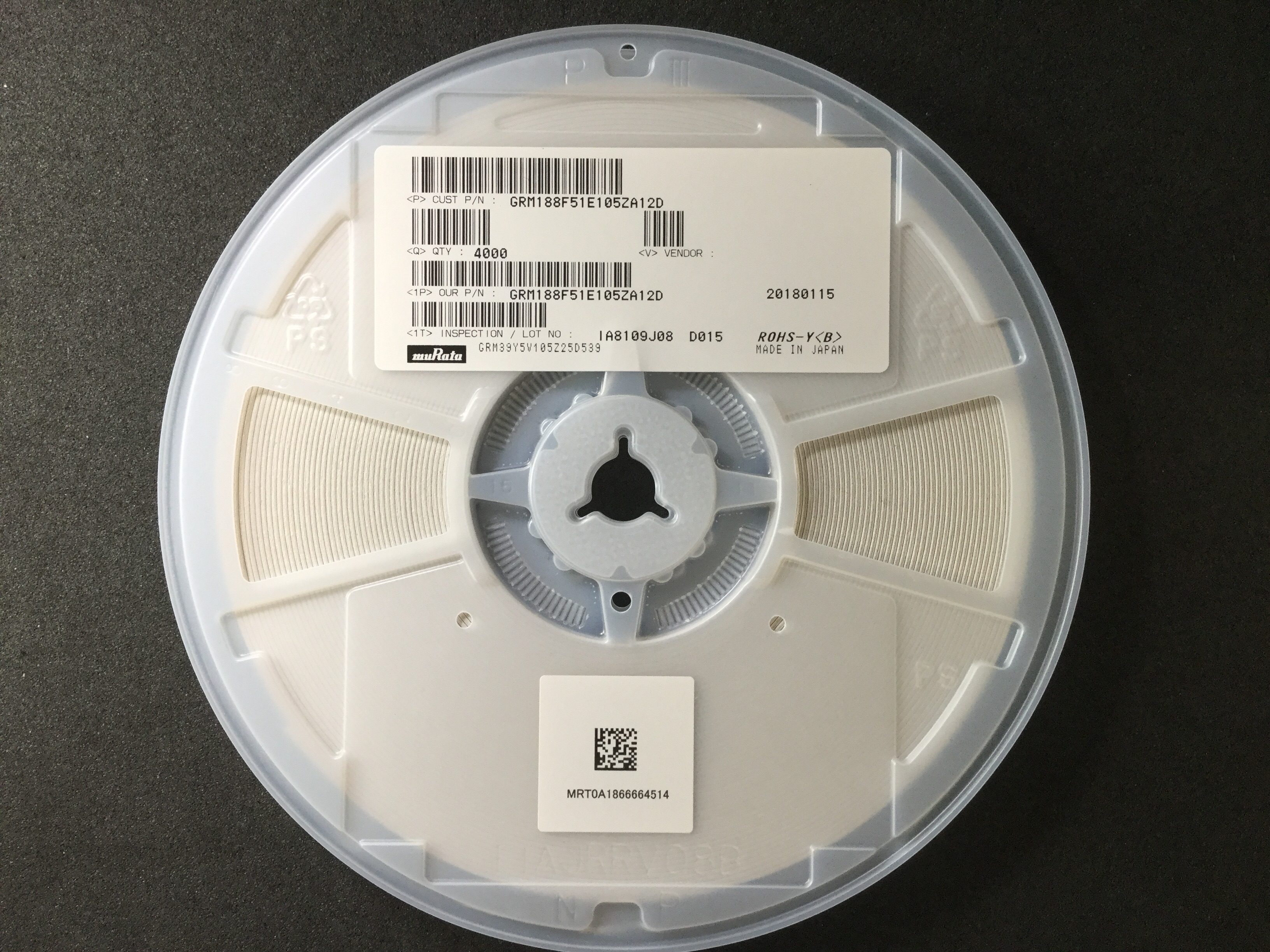 GRM188F51E105ZA12D