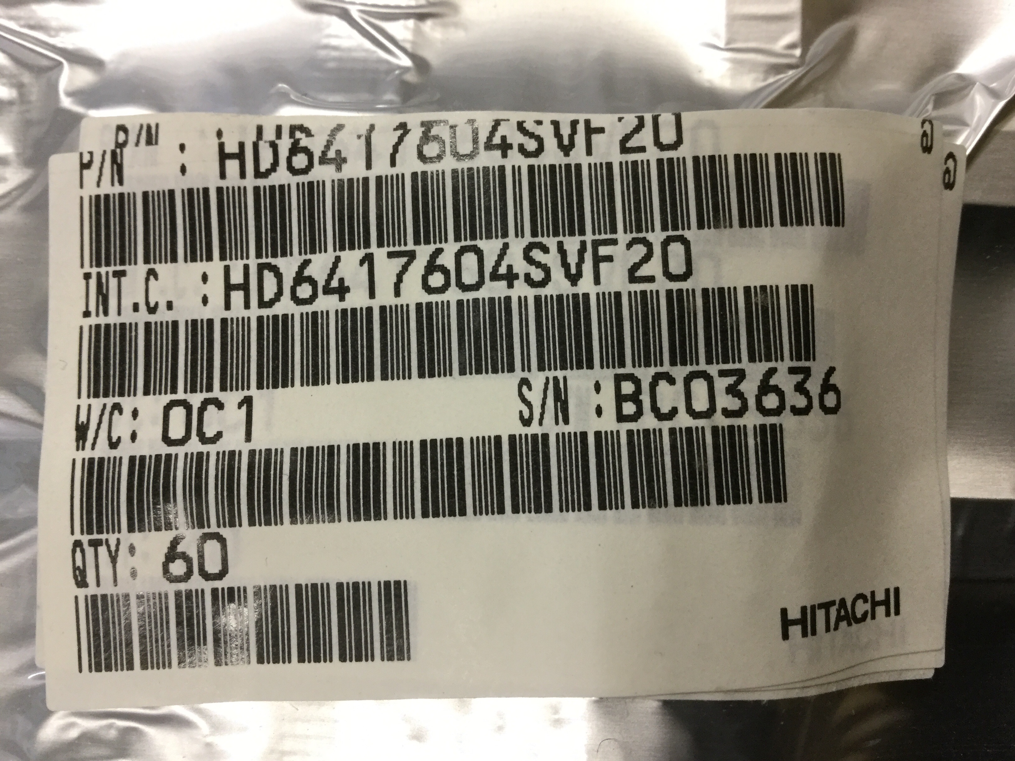 HD6417604SVF20