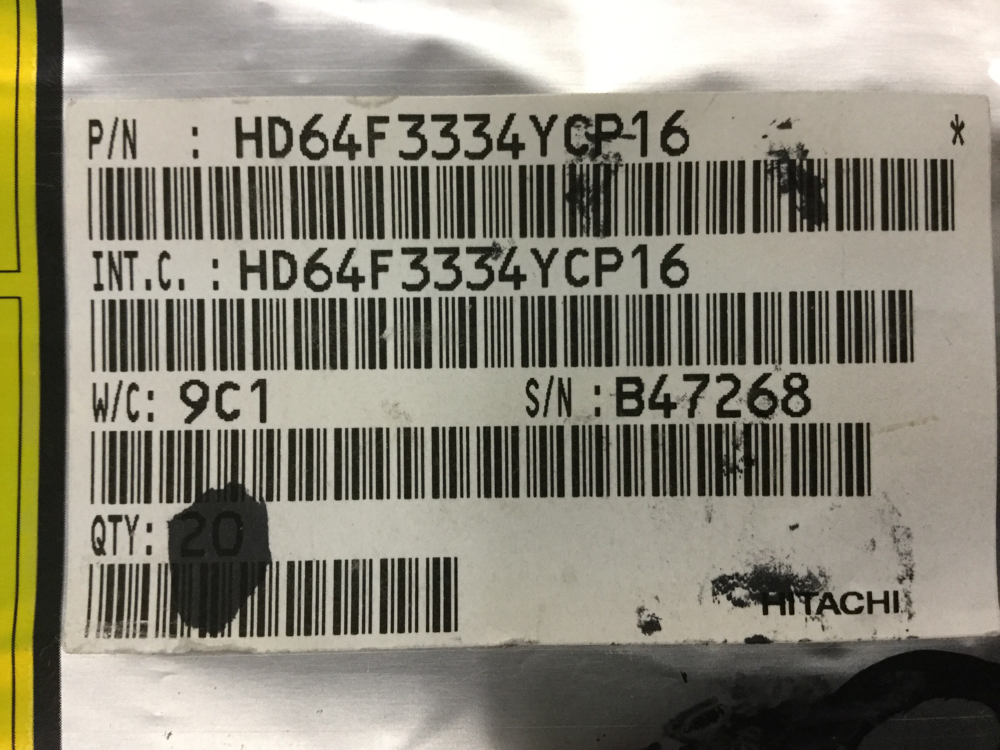 HD64F3334YCP16