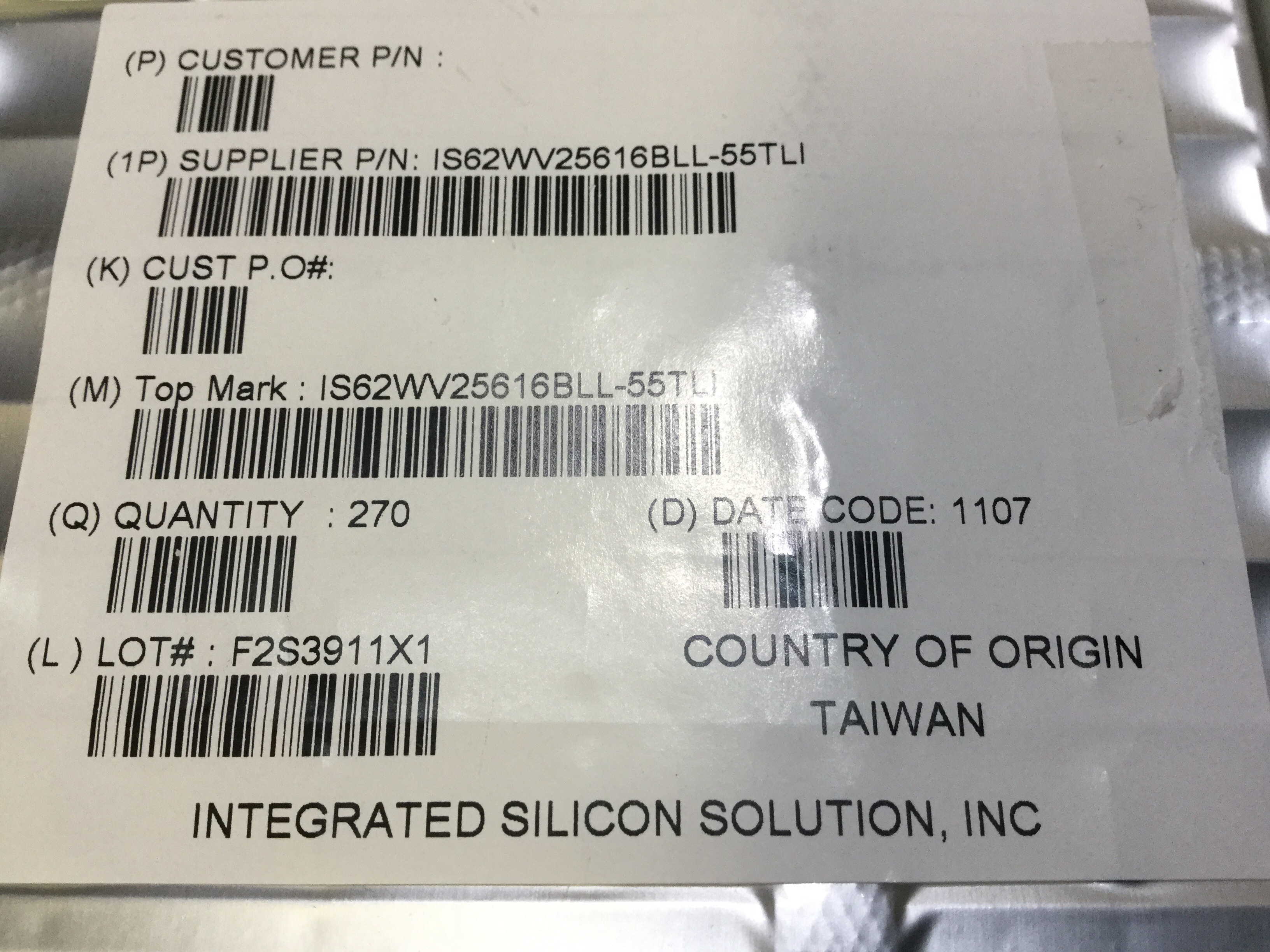 IS62WV25616BLL-55TLI