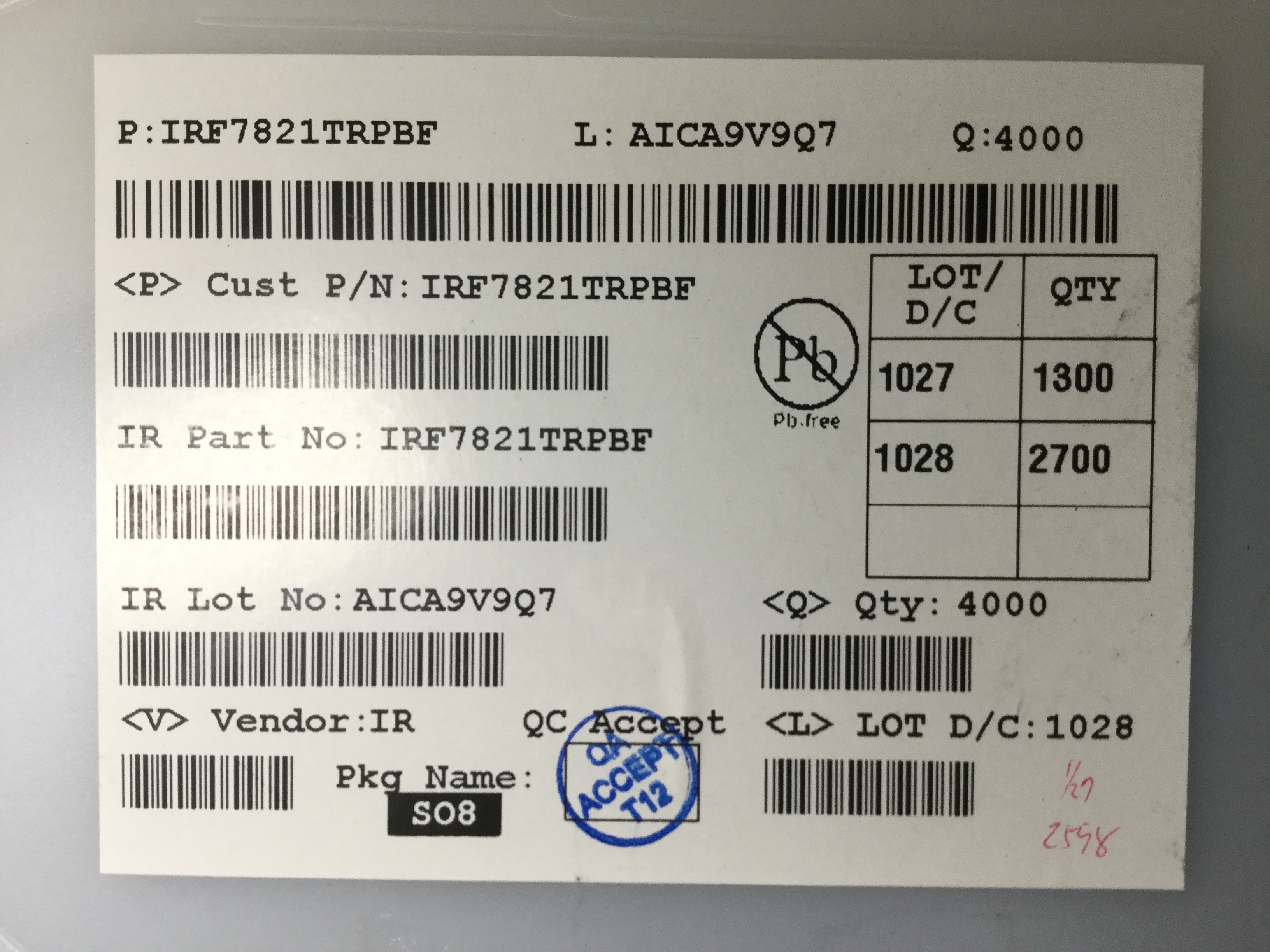 IRF7821TRPBF