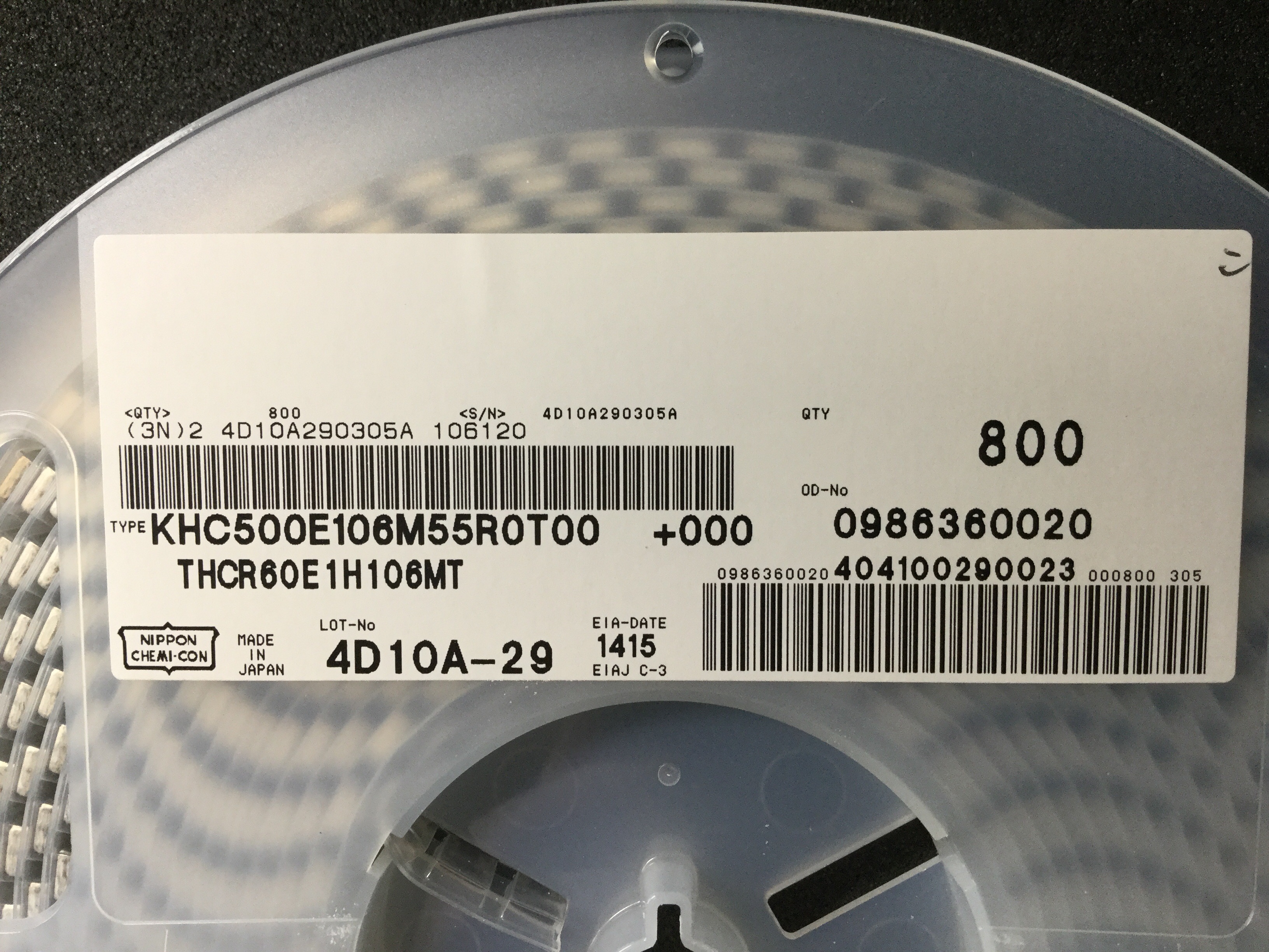 KHC500E106M55R0T00