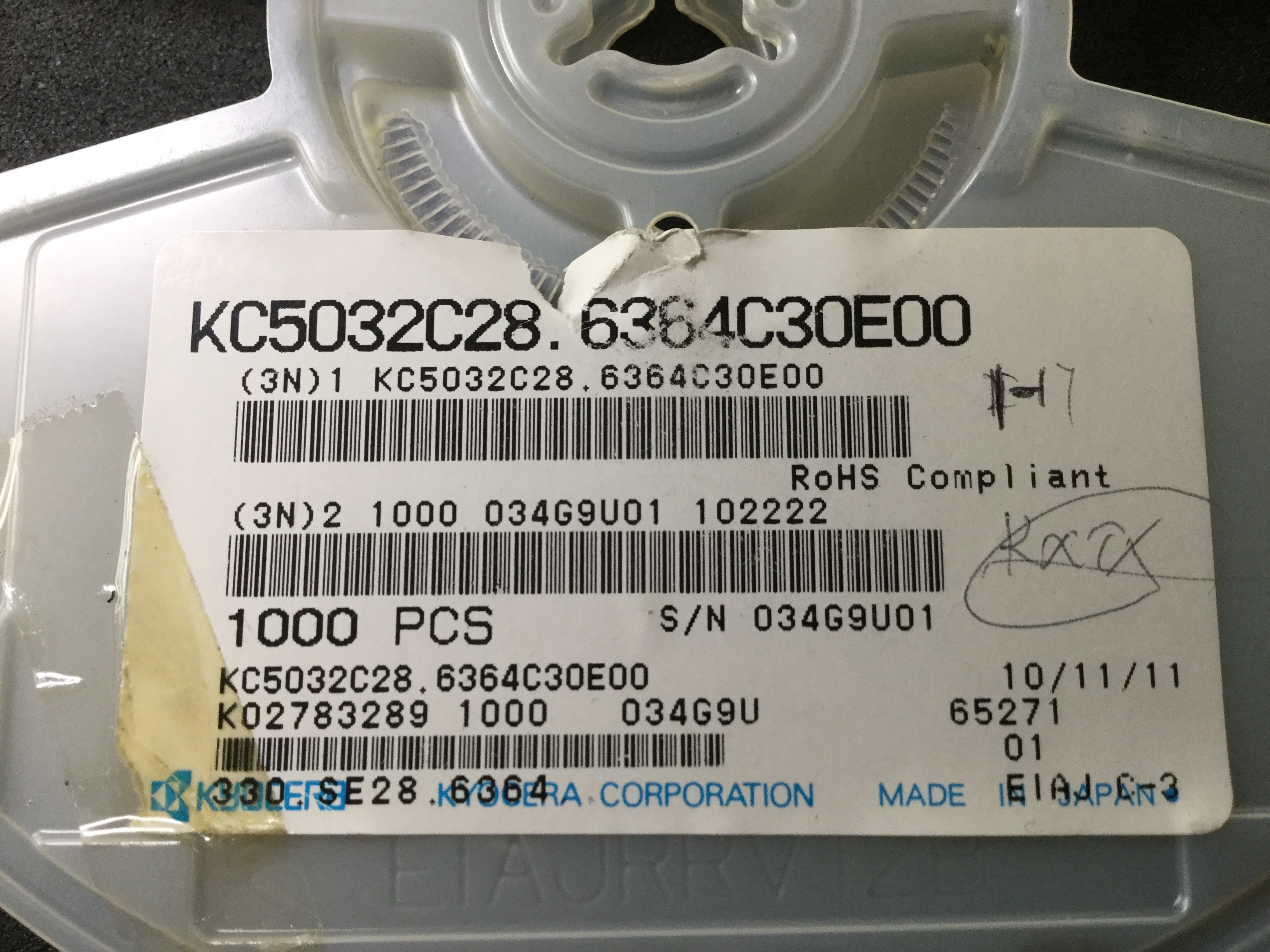KC5032C28.6364C30E00