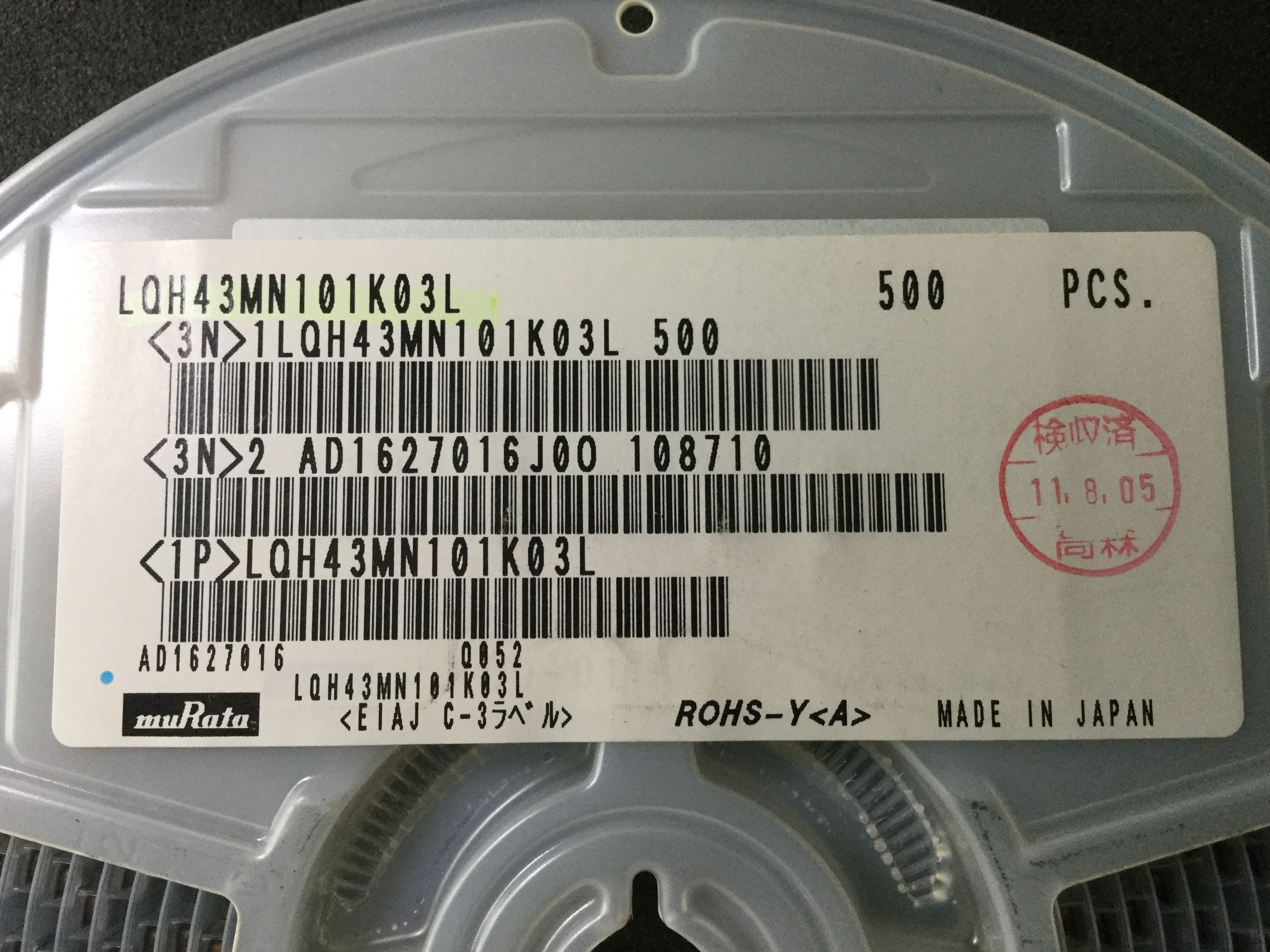 LQH43MN101K03L