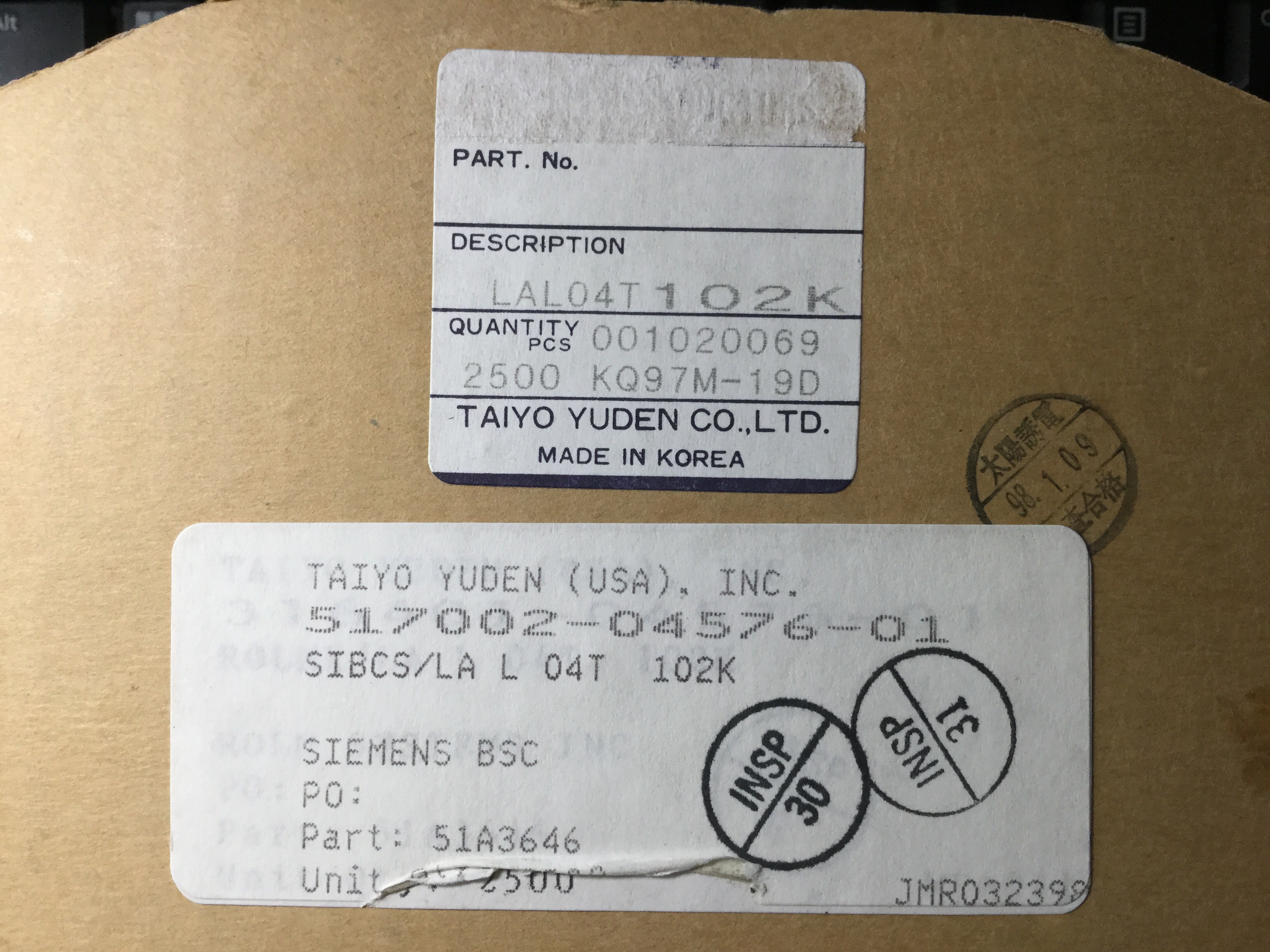 LAL04T102K