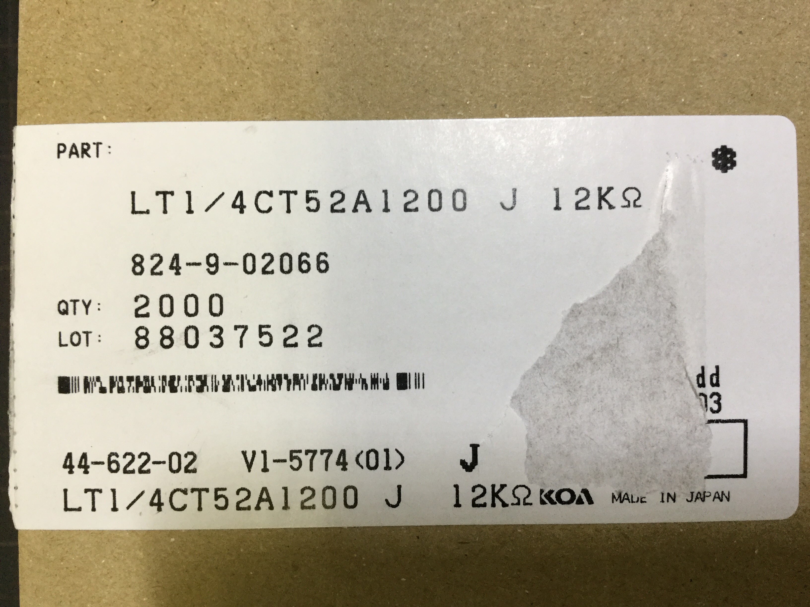 LT1/4CT52A123J1200